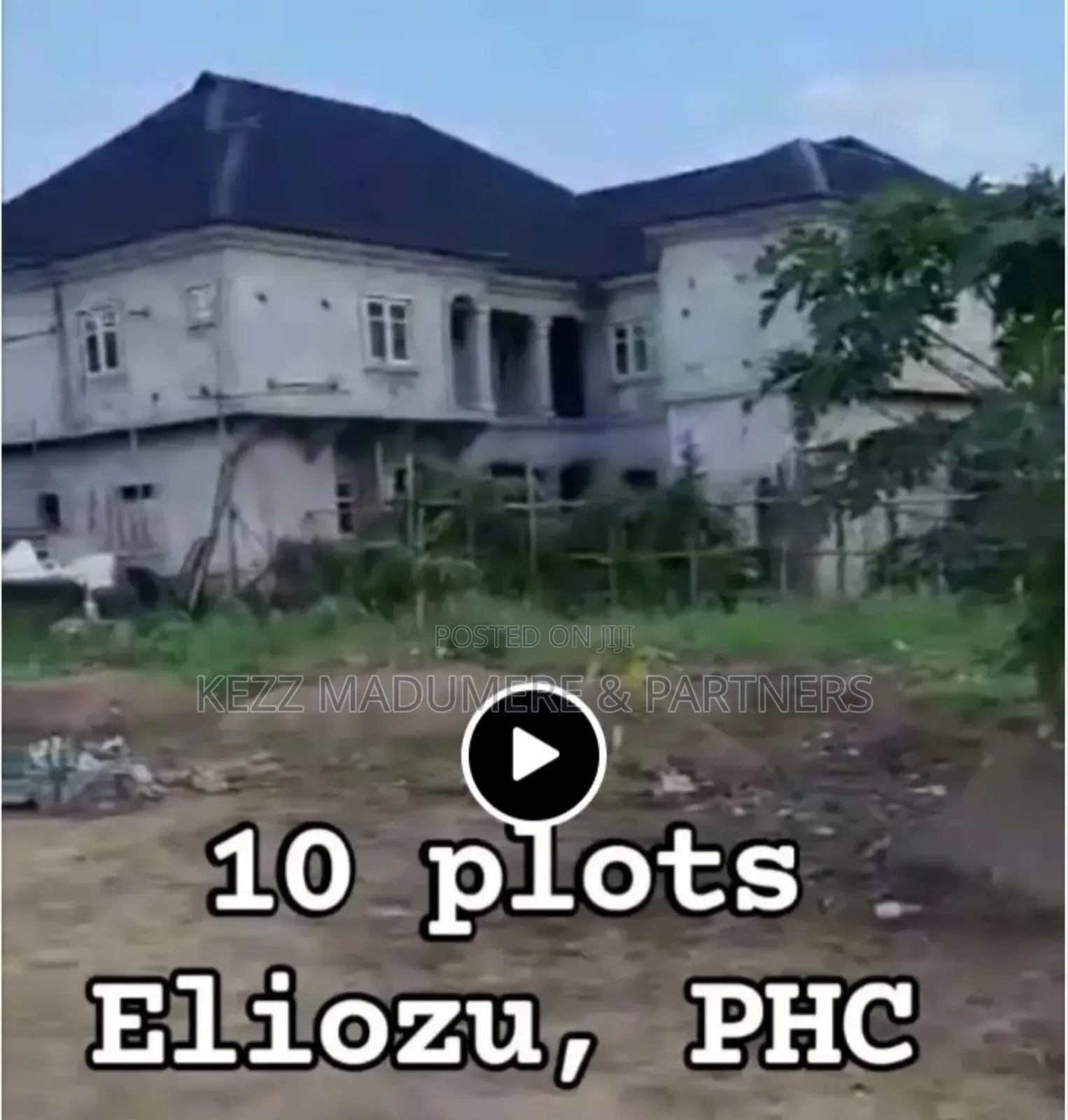 For Sale : 10 Plots Few Poles From Eliozu Flyover , Major Rd