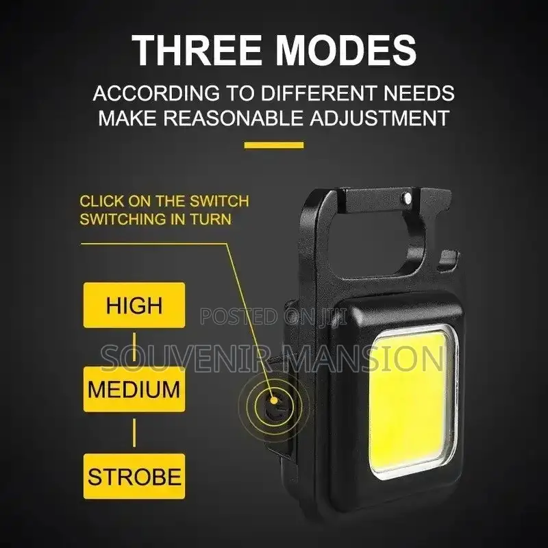 Mini Portable Keychain Flashlight Work Lamp
