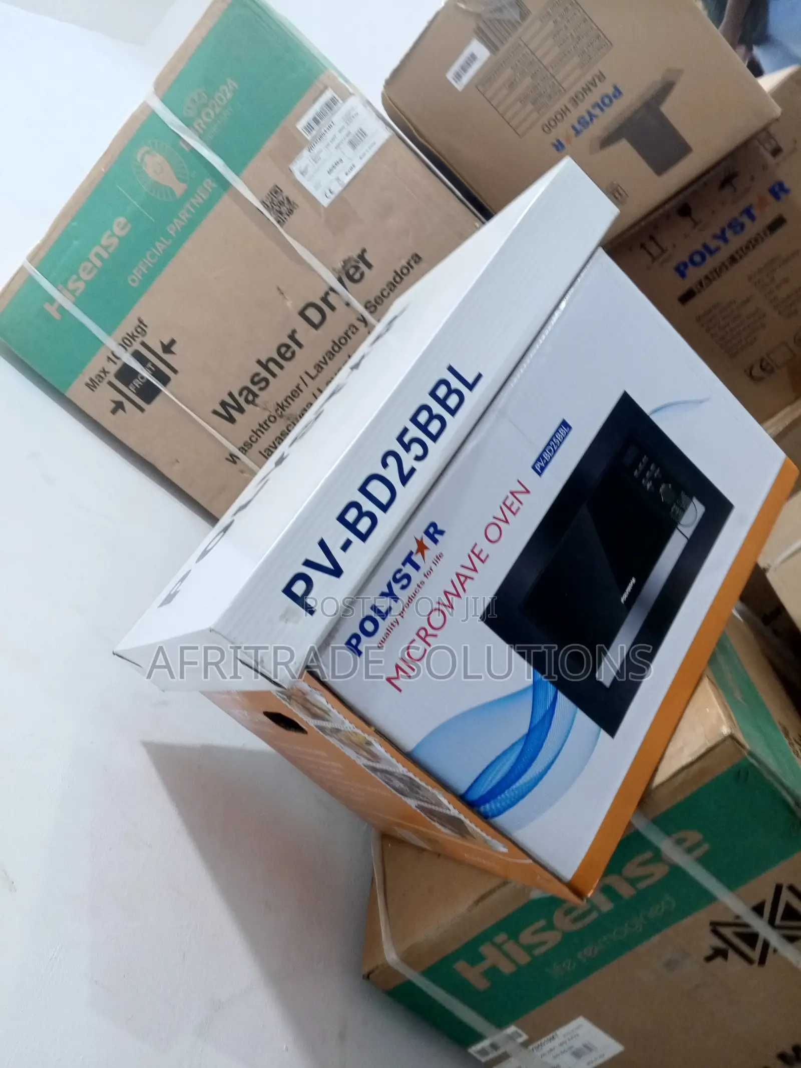 Polystar 25litre Solid Microwave Oven