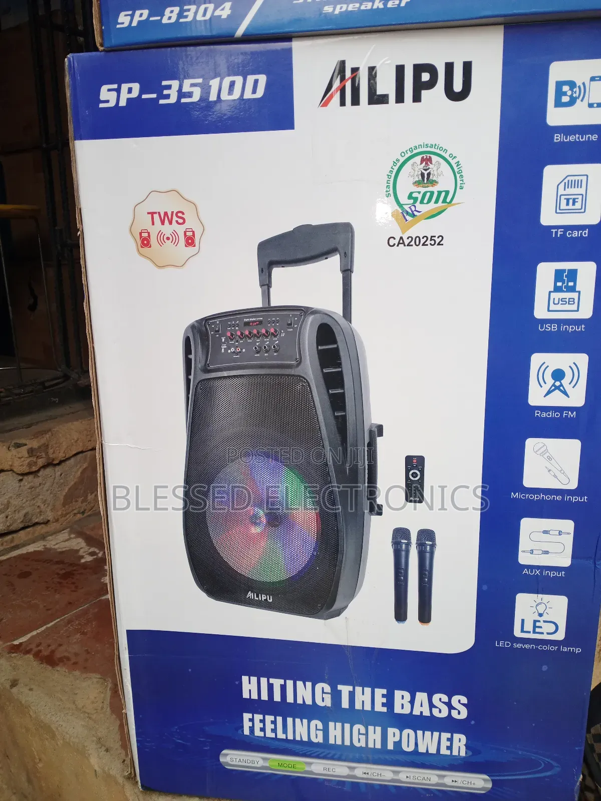 Ailipu Sp-35100 Public Address Speaker & Mic