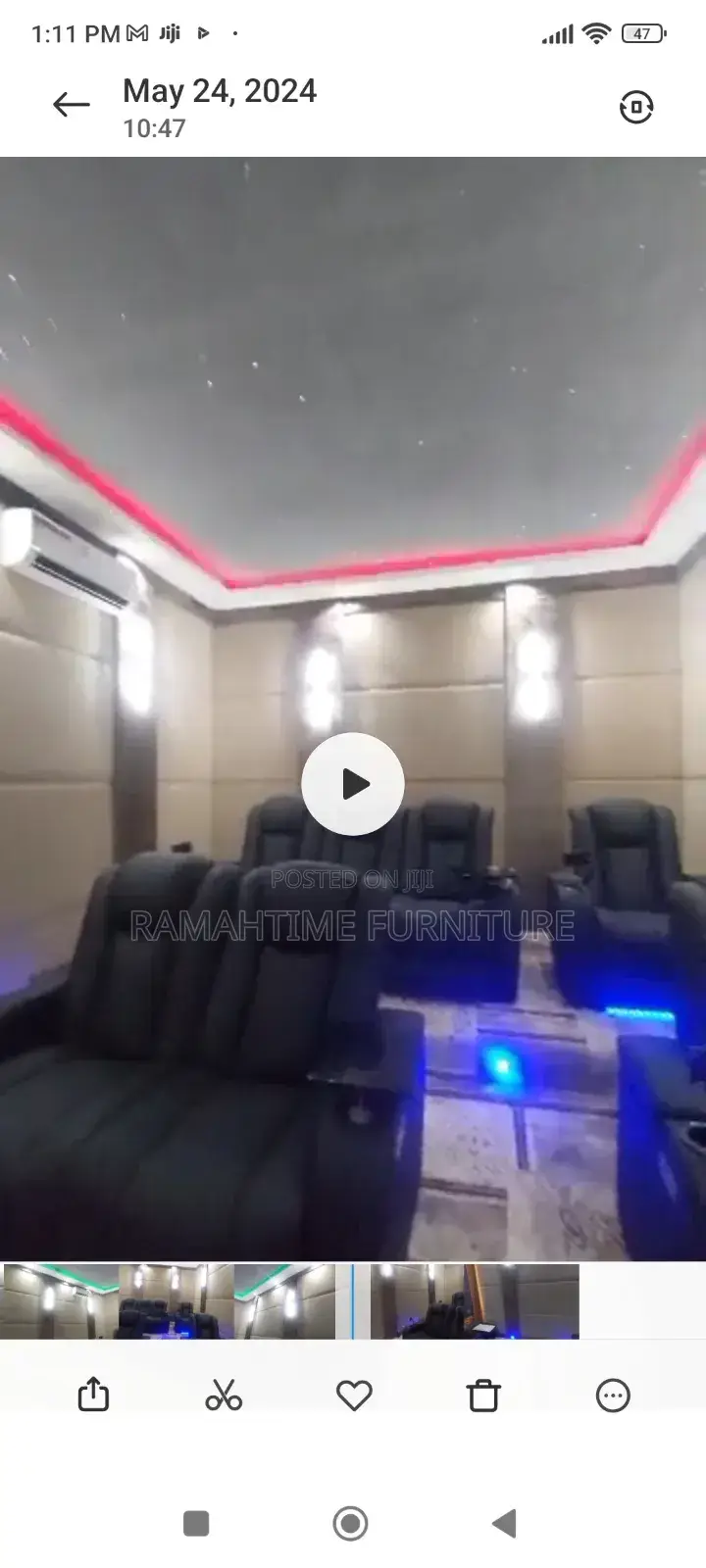 Premium Luxury Home Theater Cenima Recliner Sofa