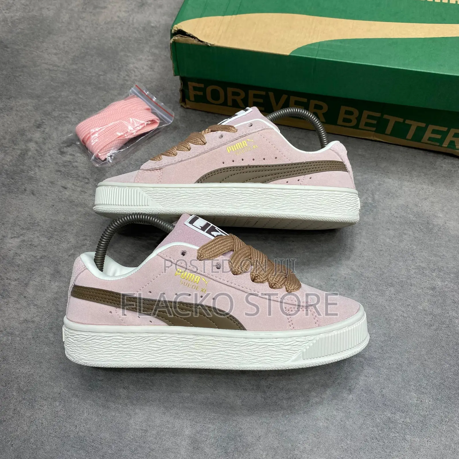 Original Puma Suede XL Women Pink Sneakers