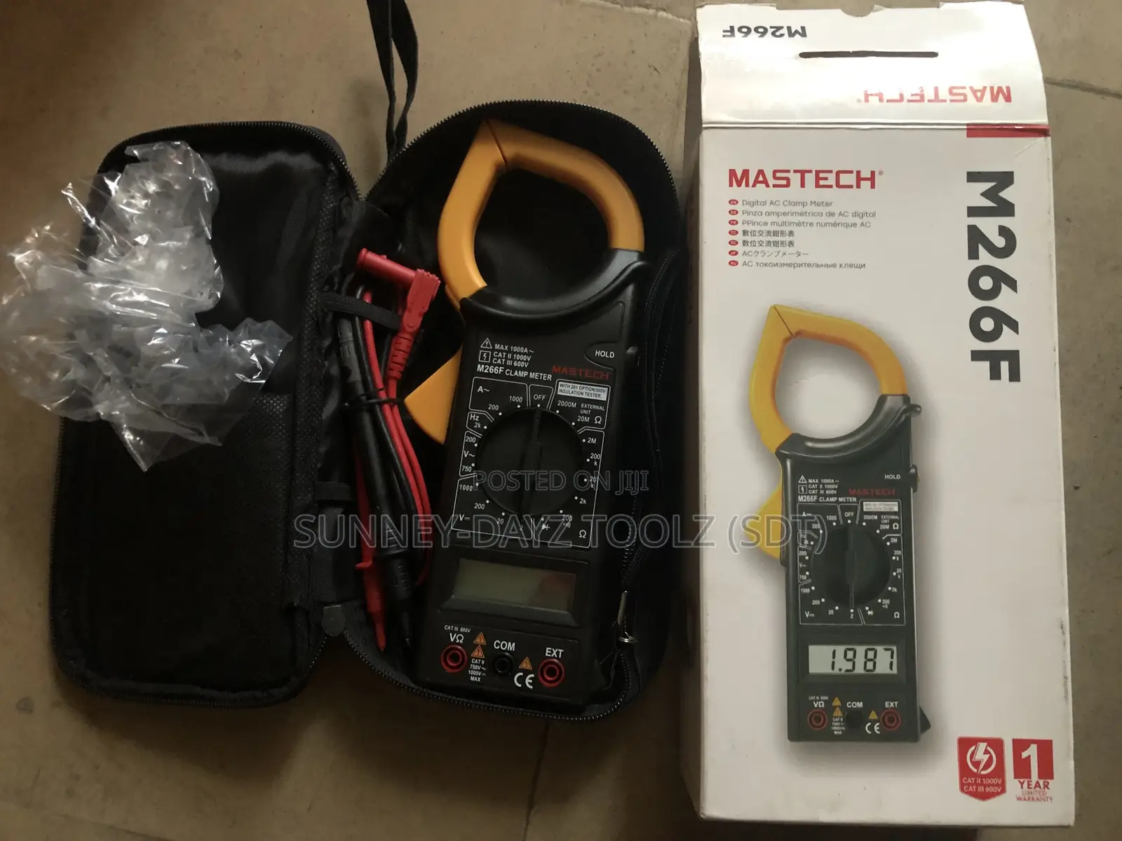Mastech Digital Clamp Meter M266f