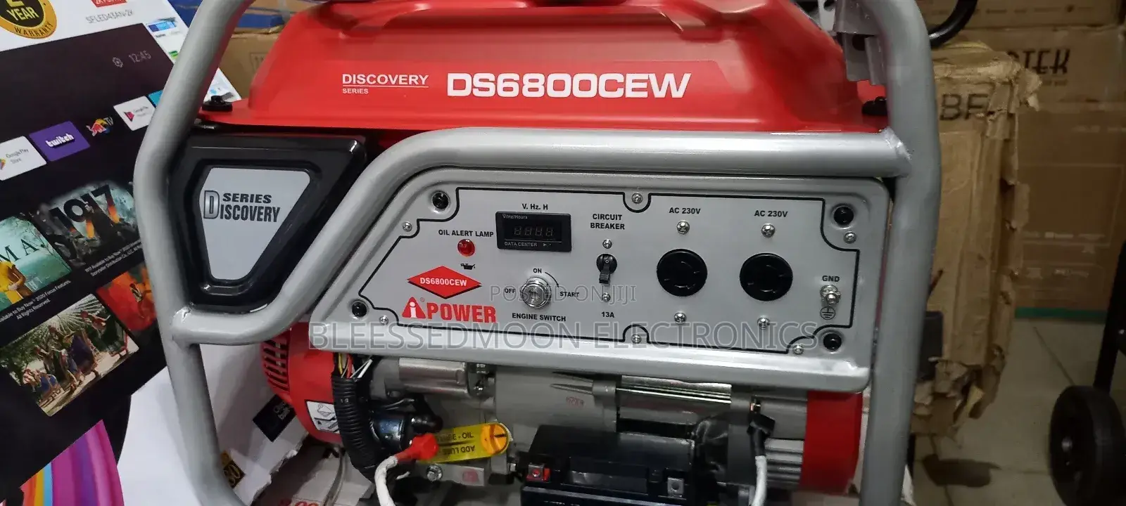 I Power Full Japan Cooper Coil Generator 6.5kva 3 Yrs Warran