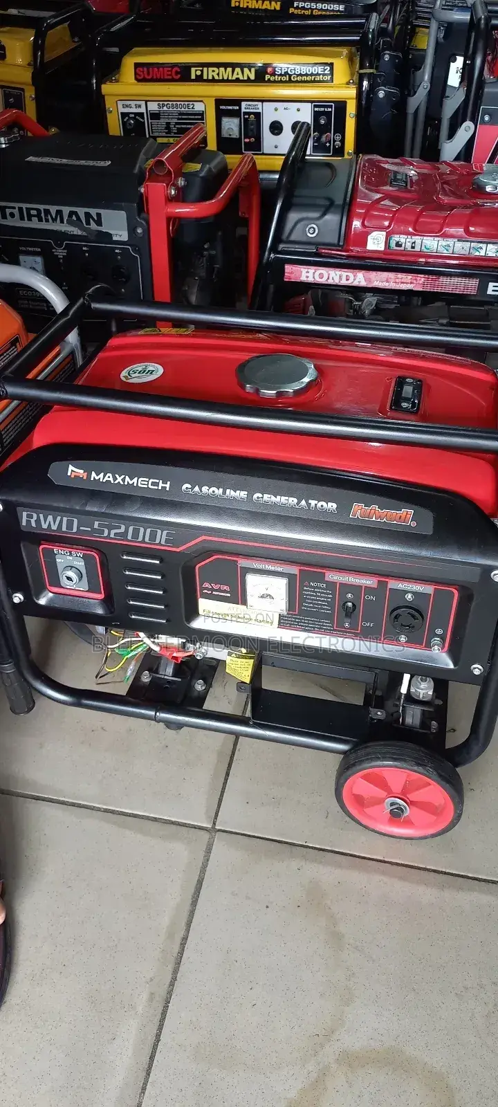Maxmech Super Cooper Coil Generator Automatic Start 5.5.5kva