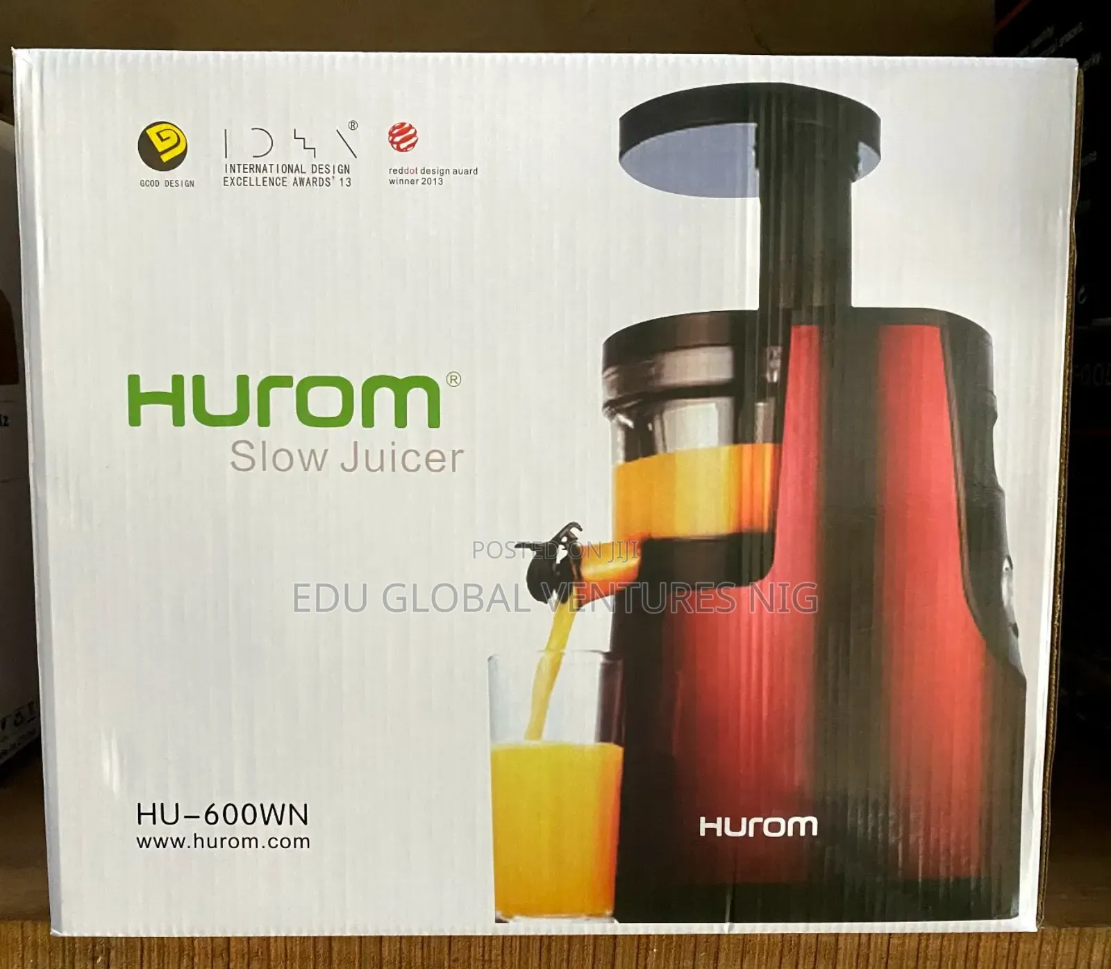 Hurom Slow Juicer(Heavy Duty). Hu-600 150watts.