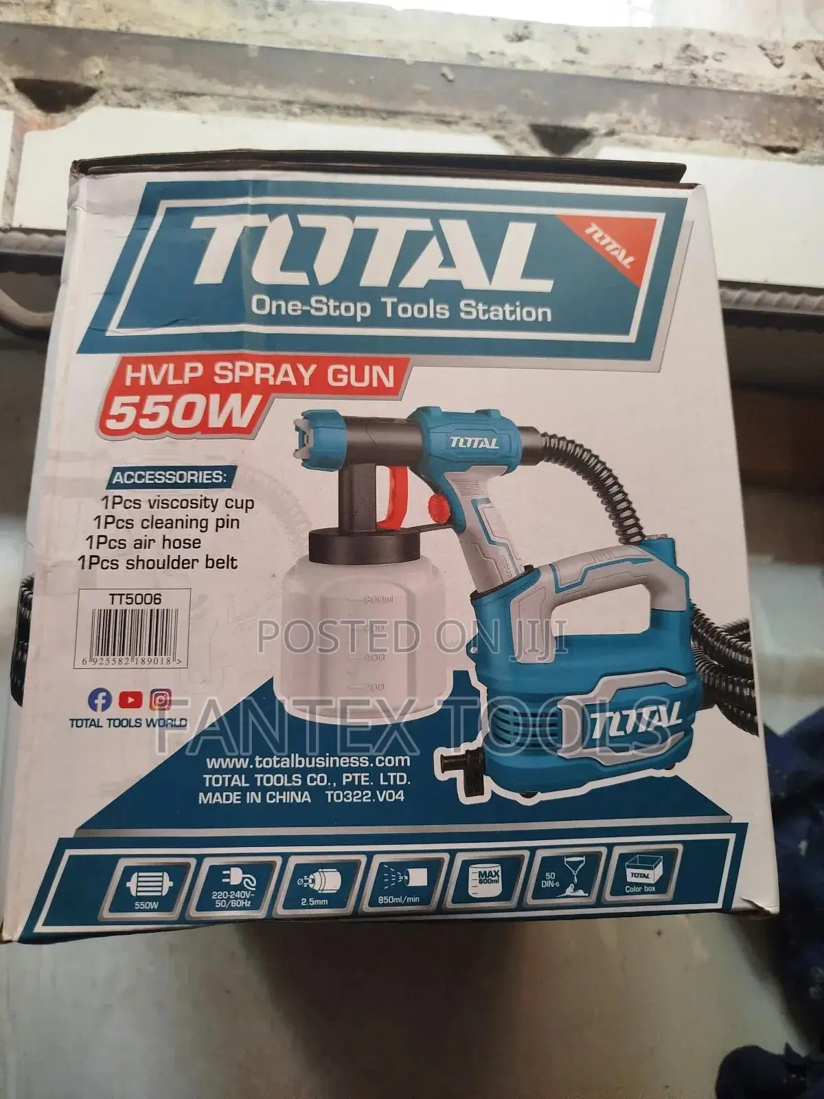 HVLP Spray Gun 550w