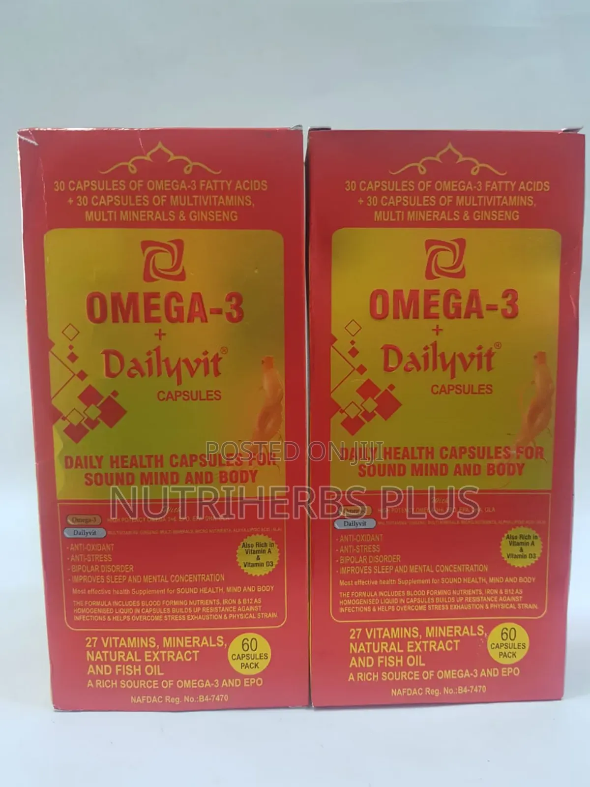 Omega-3+ Dailyvit Capsules: Multivitamins for Mental Health