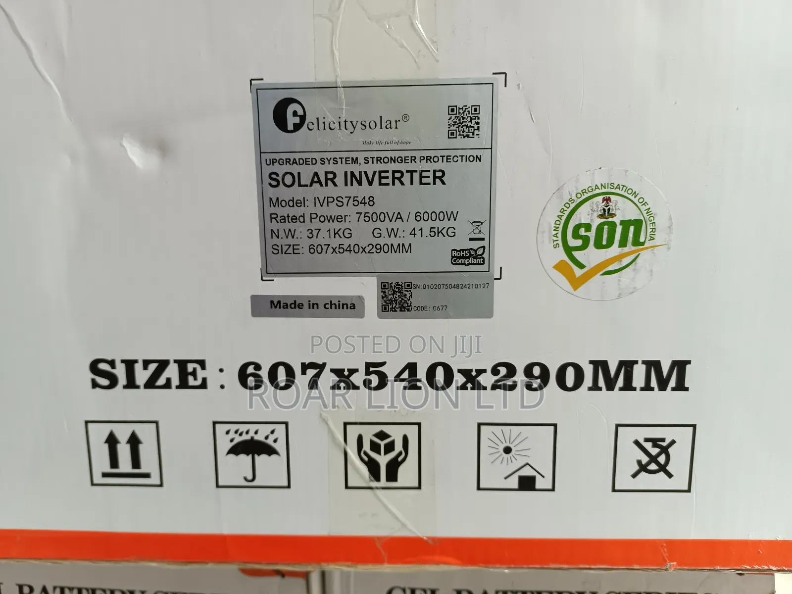 Felicity Inverter 7.5kva IVPS 48V