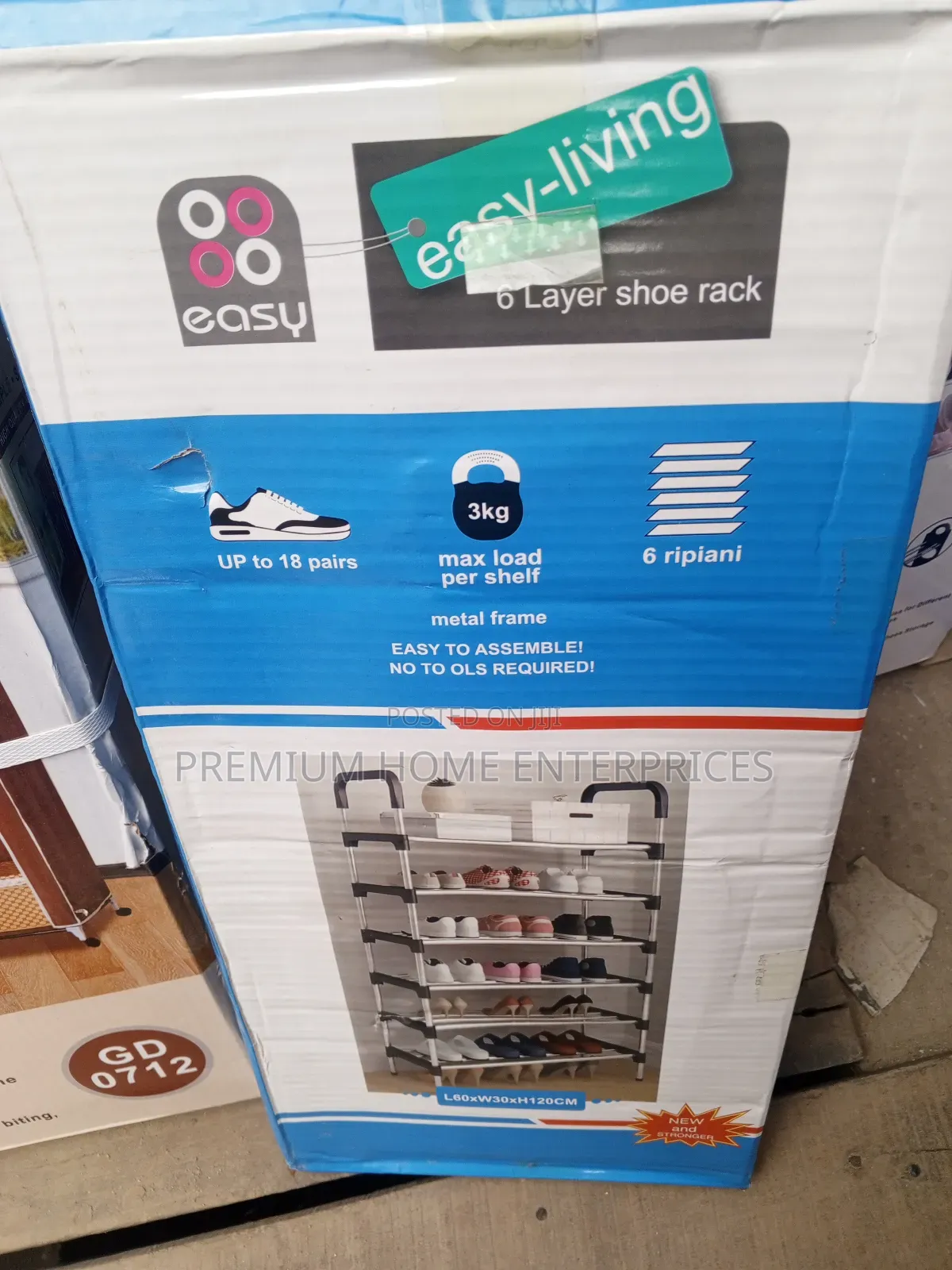 Easy Living Shoe Rack 6 Racks