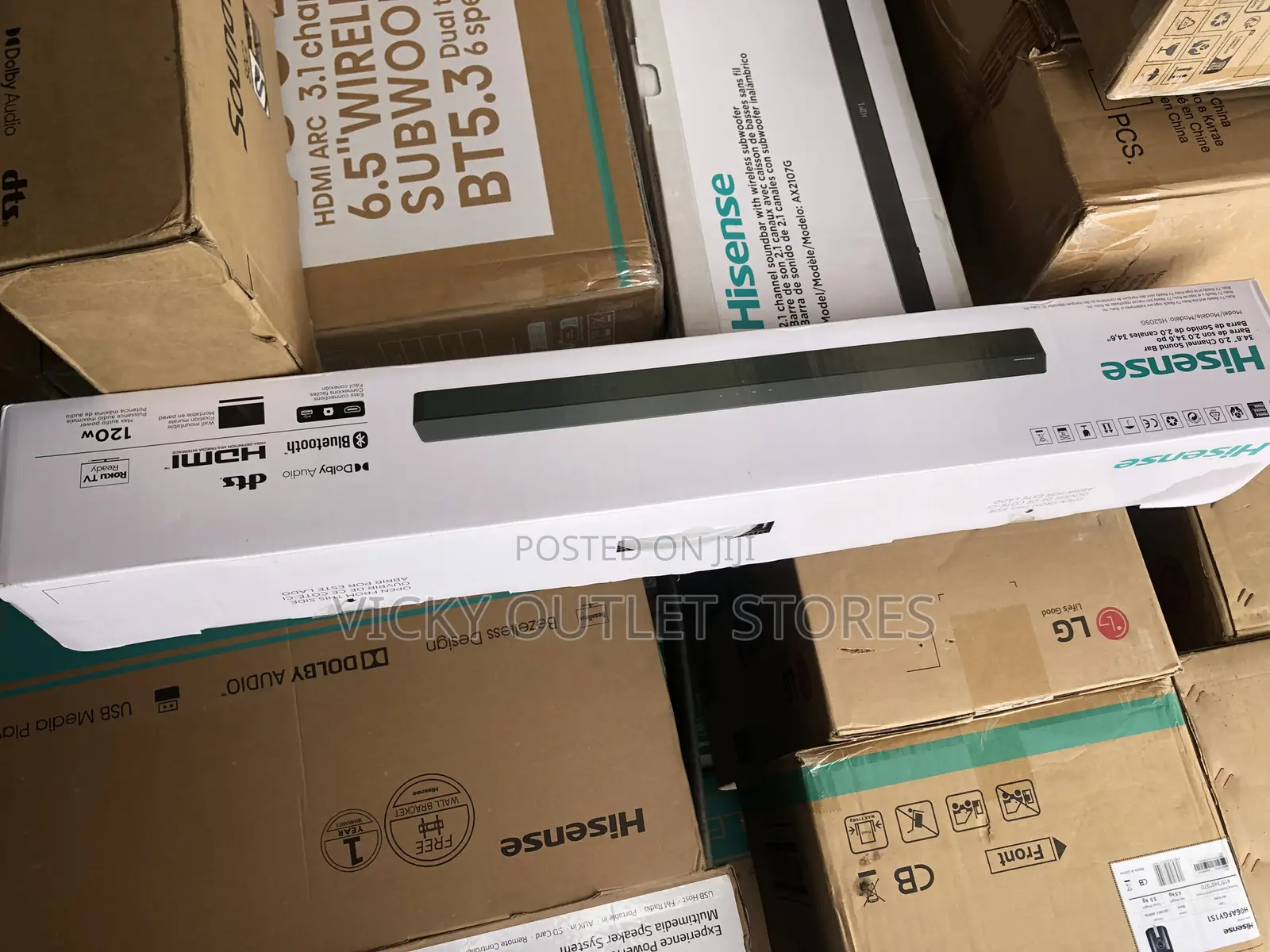 120watts Hisense Single Soundbar