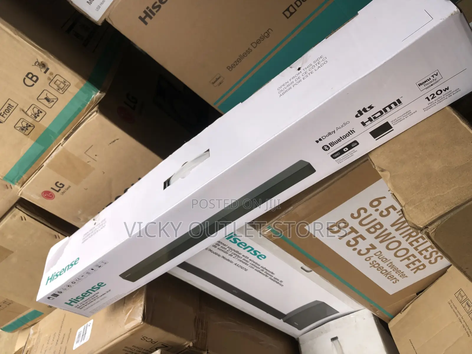 120watts Hisense Single Soundbar