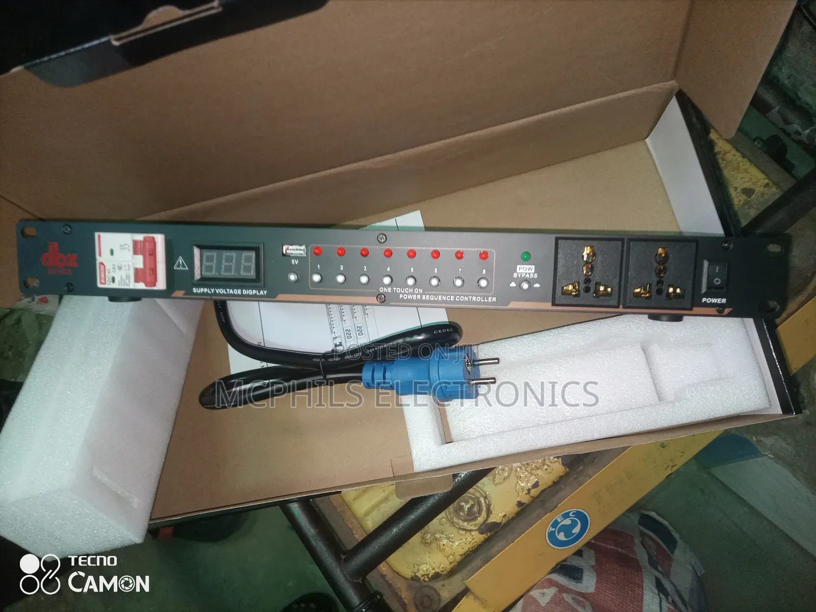 Dbx Power Sequencer W/Breaker