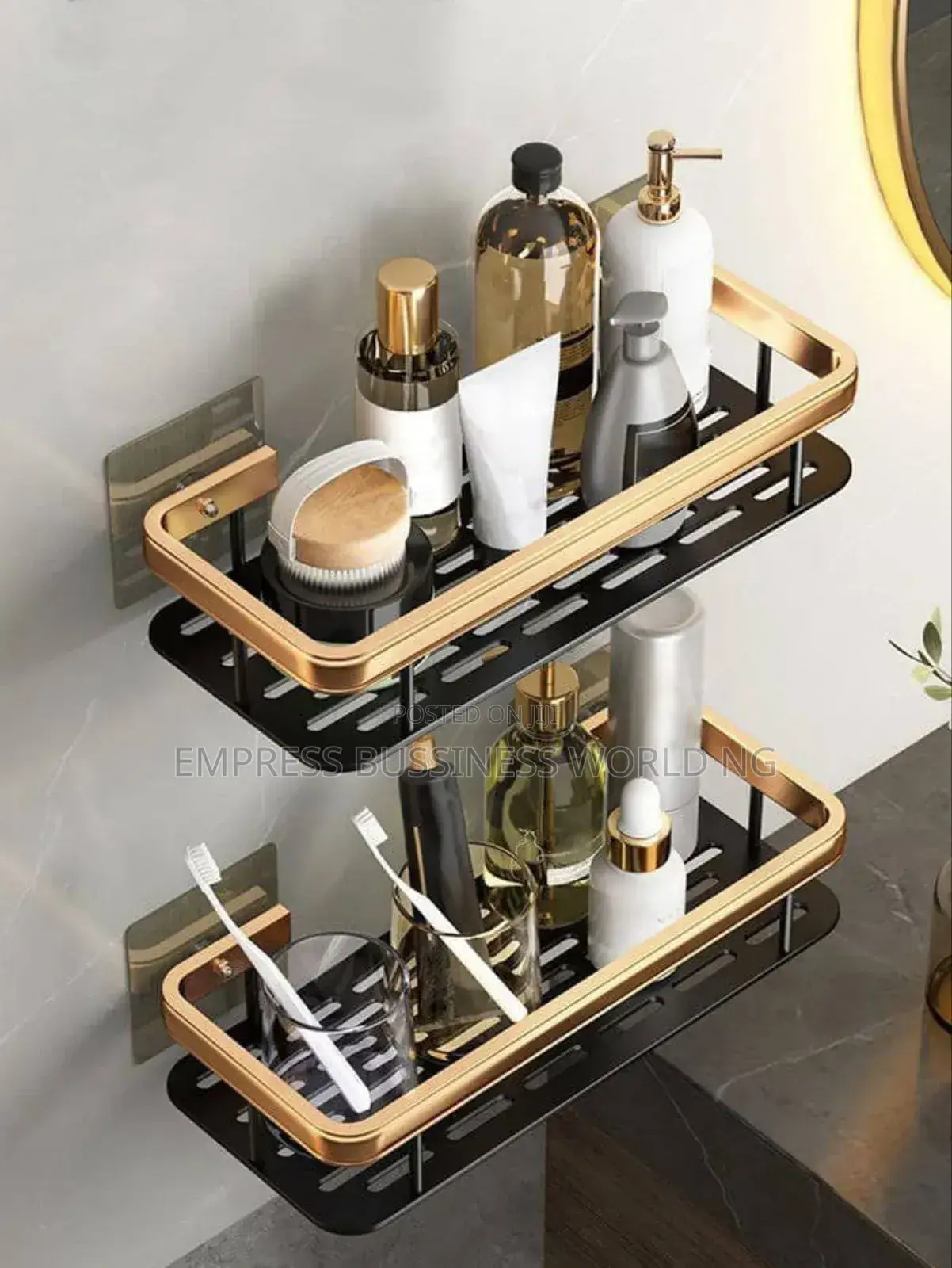 2 Pieces Bathroom Organizer