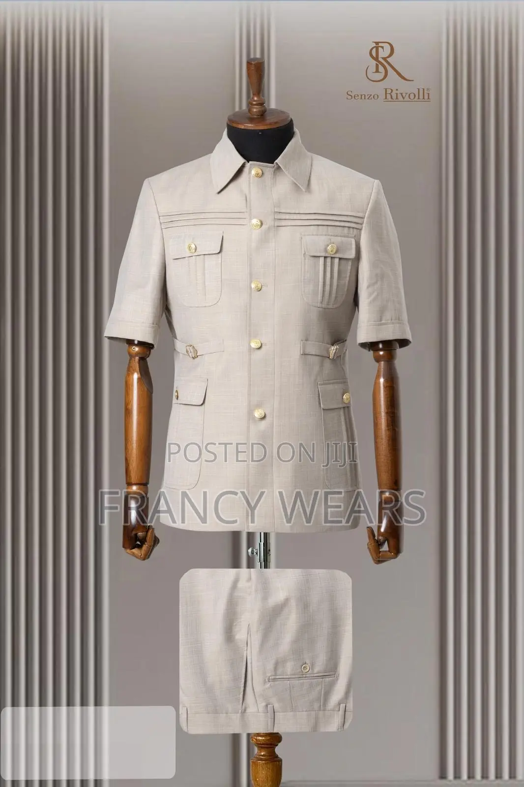 Italian Safari Men’S Suits