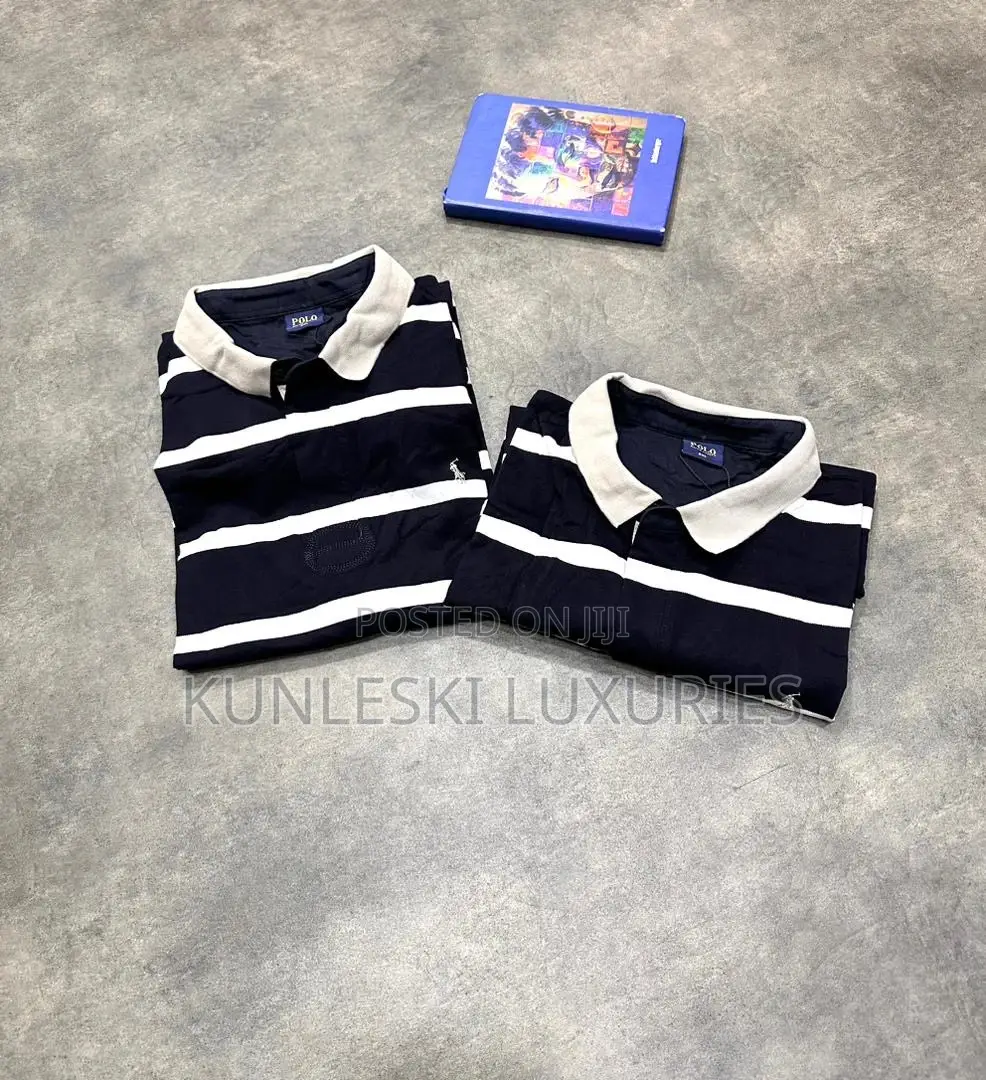 Original Stripe Polo Ralph Lauren Collar Neck Collections
