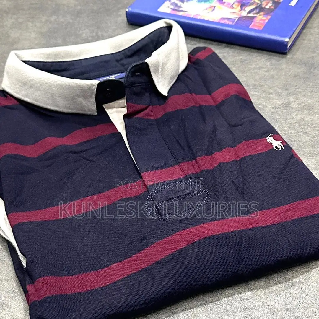 Original Stripe Polo Ralph Lauren Collar Neck Collections