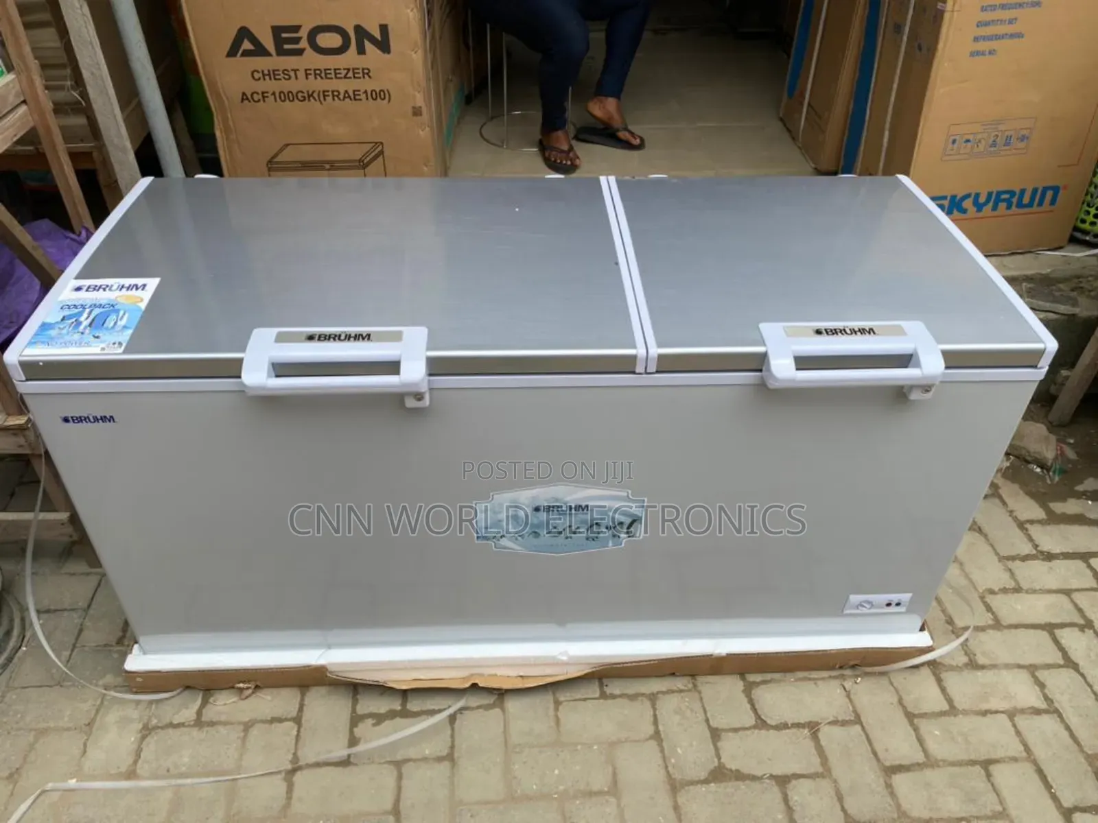 New Bruhm 500l Chest Freezer Faster Cooling For Business