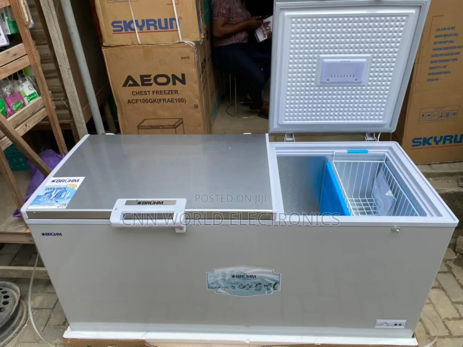 New Bruhm 500l Chest Freezer Faster Cooling For Business