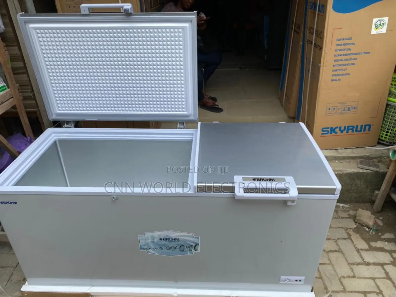 New Bruhm 500l Chest Freezer Faster Cooling For Business