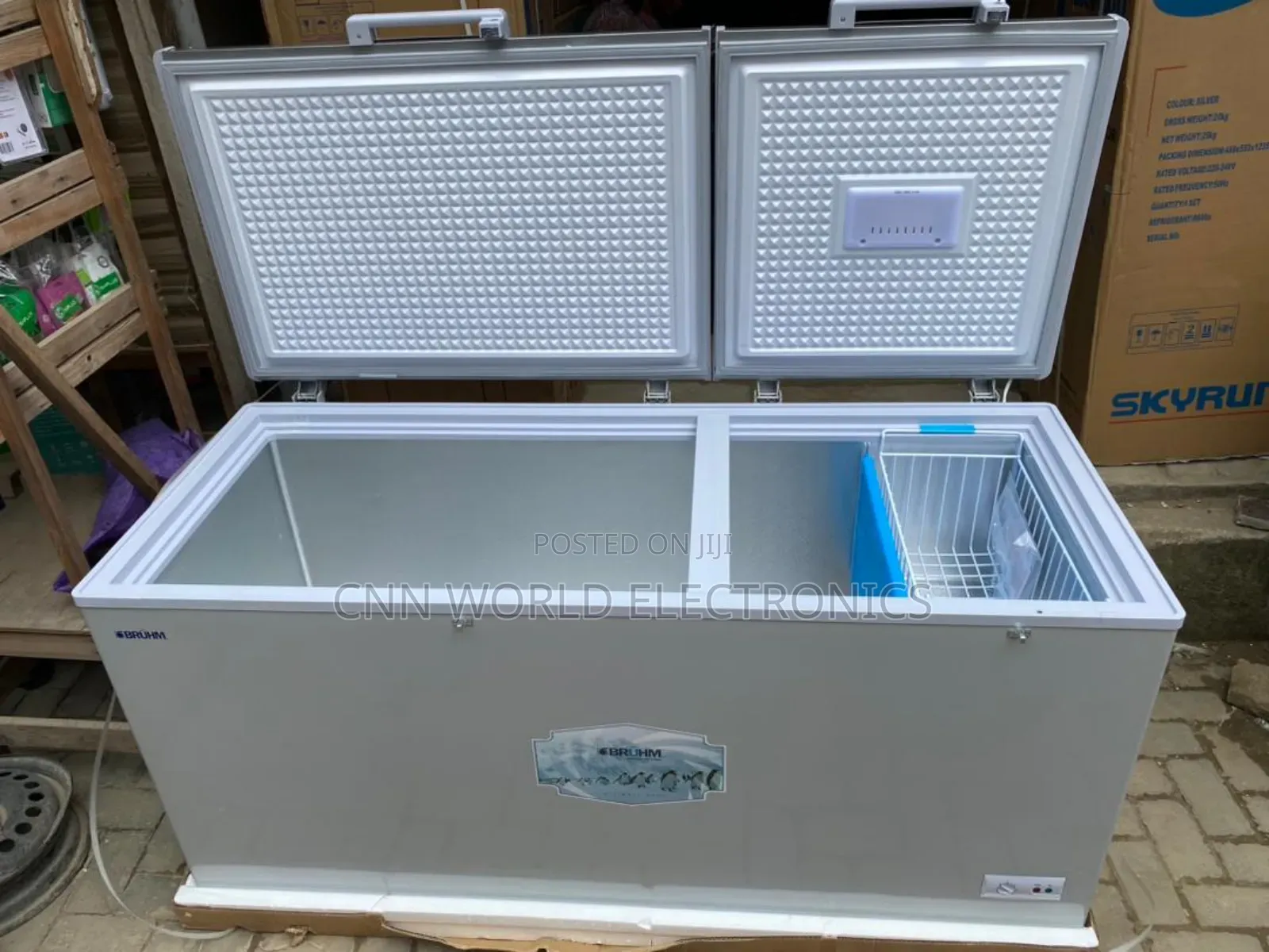 New Bruhm 500l Chest Freezer Faster Cooling For Business
