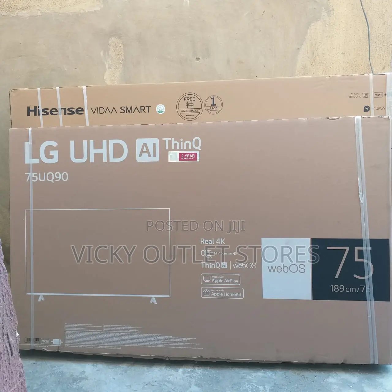 Original Lg 75”Inches Uhd Smart Tv