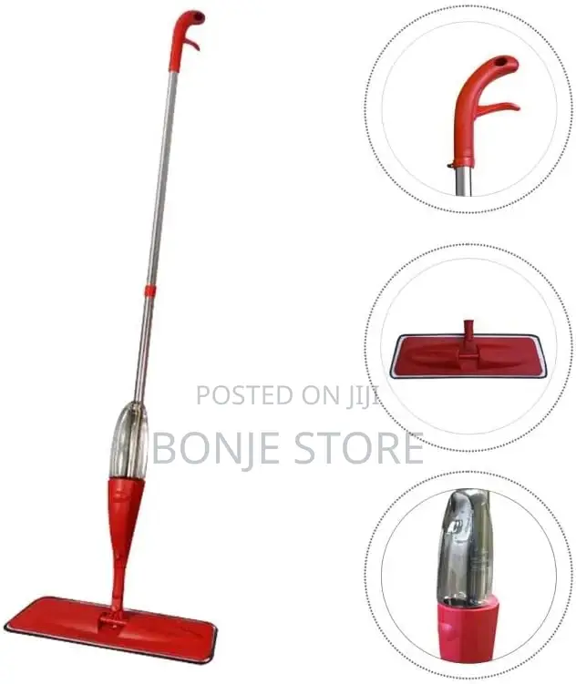 Water Spray Mop Wet and Dry Flat Mop With Refillable Sprayer