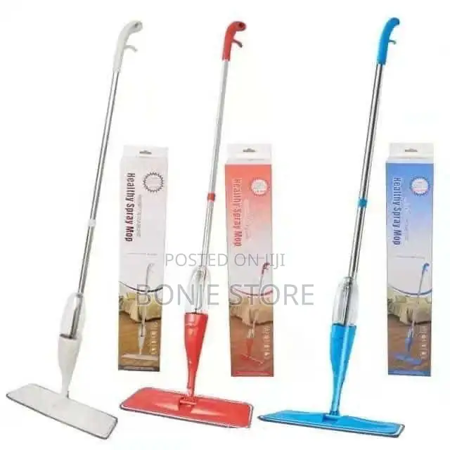 Water Spray Mop Wet and Dry Flat Mop With Refillable Sprayer