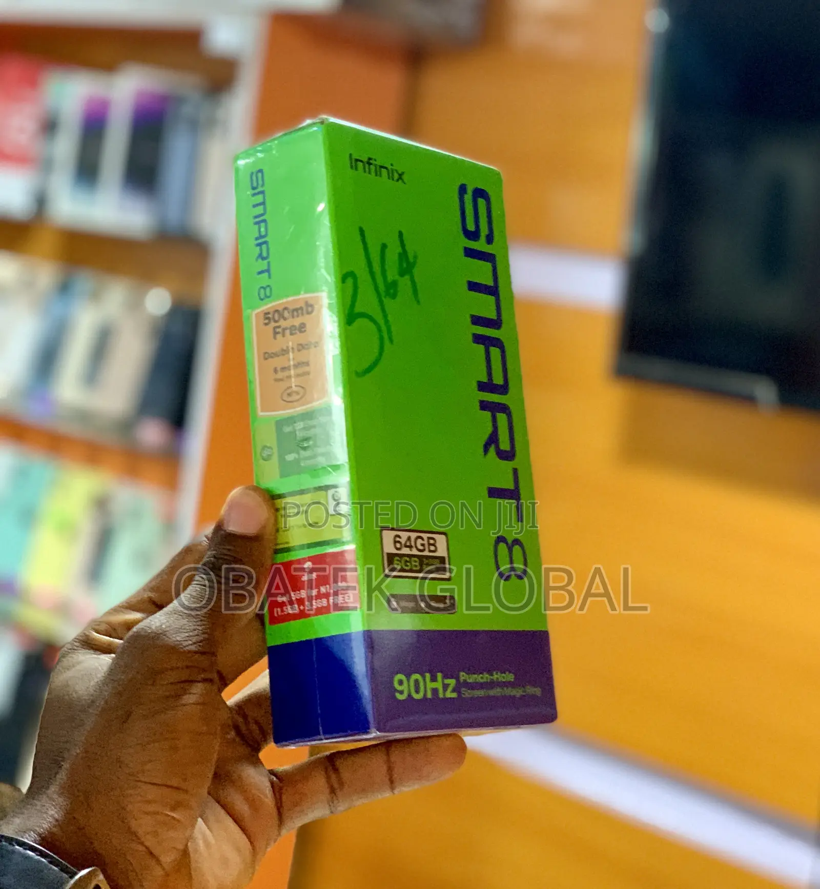 New Infinix Smart 8 64 GB Black