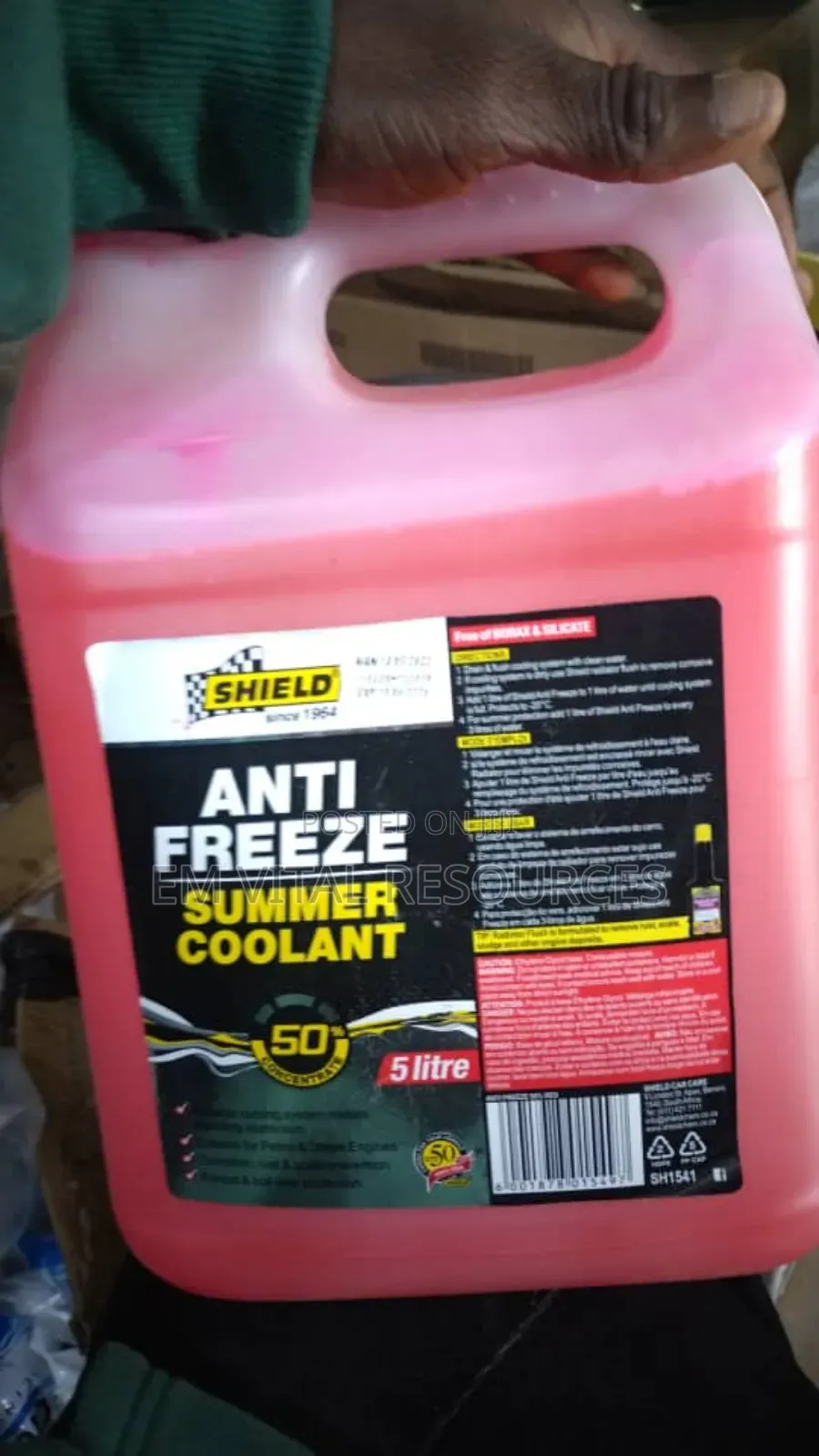 Radiator 5 Liter Original Antifreeze Water Coolant