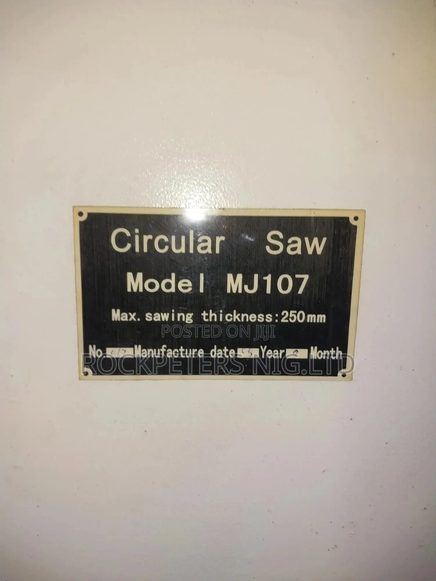 Heavy Duty Circular Saw Mj107