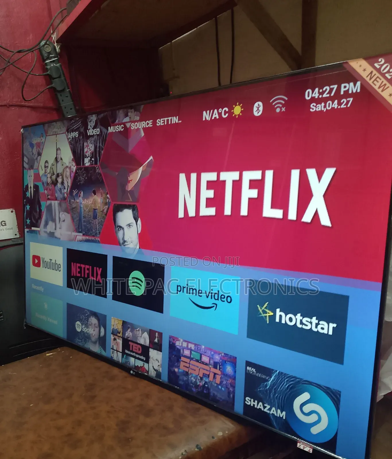 2026>Lg 65"Inch Uhd Android Smart Frameless Tv>Netflix >Youtube