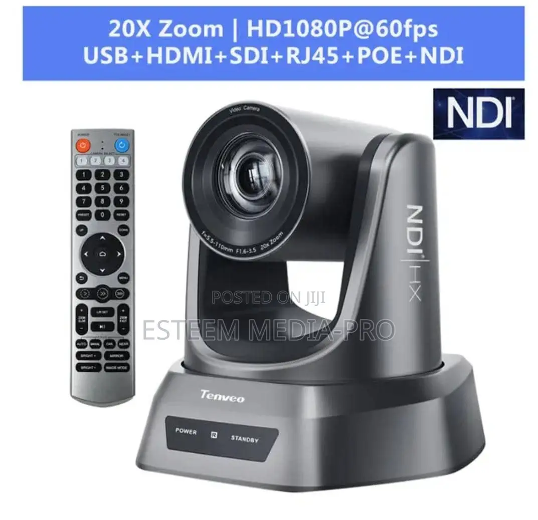 Tenveo Nv20a Ndihx 20x PTZ Camera Events Streaming 1080p60