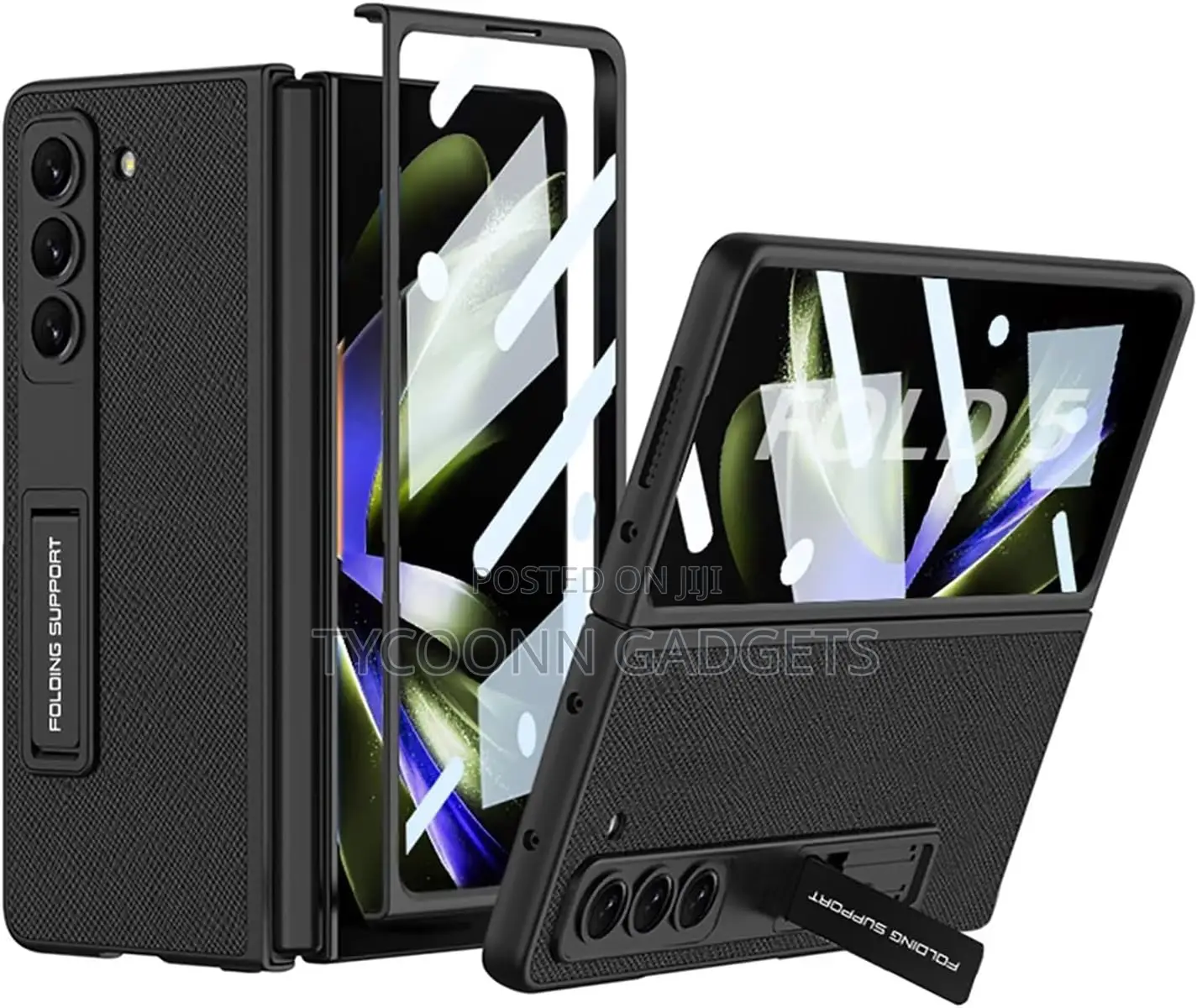 Samsung Fold 5 Case With Screen Protector and Kickstand