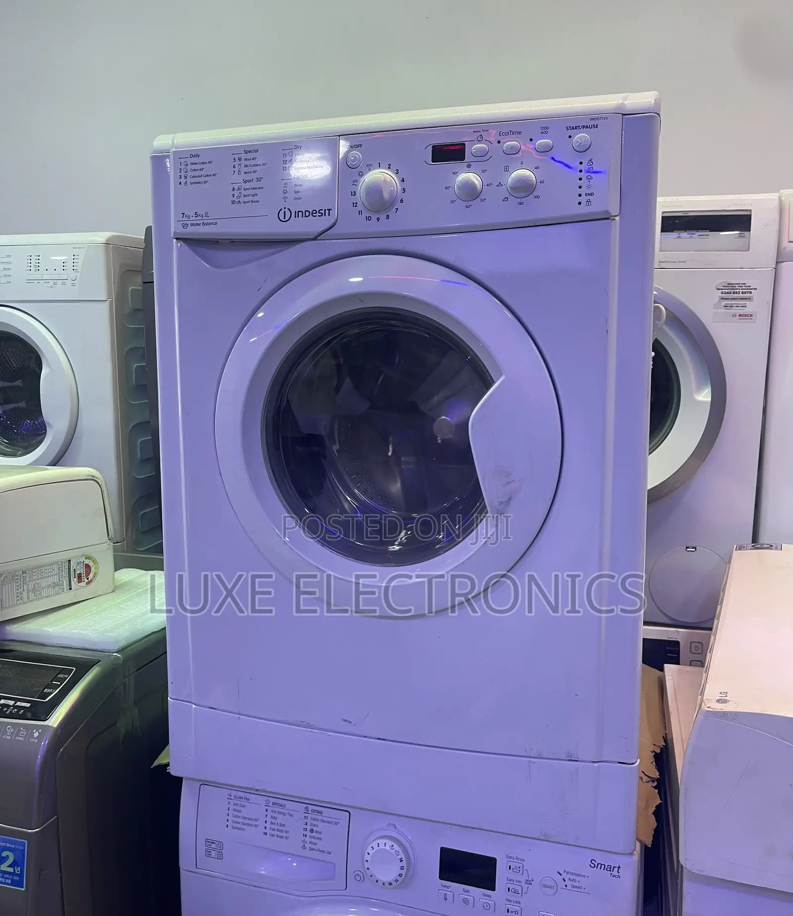 7kg European Used Washer And Dryer Automatic Washing Machine