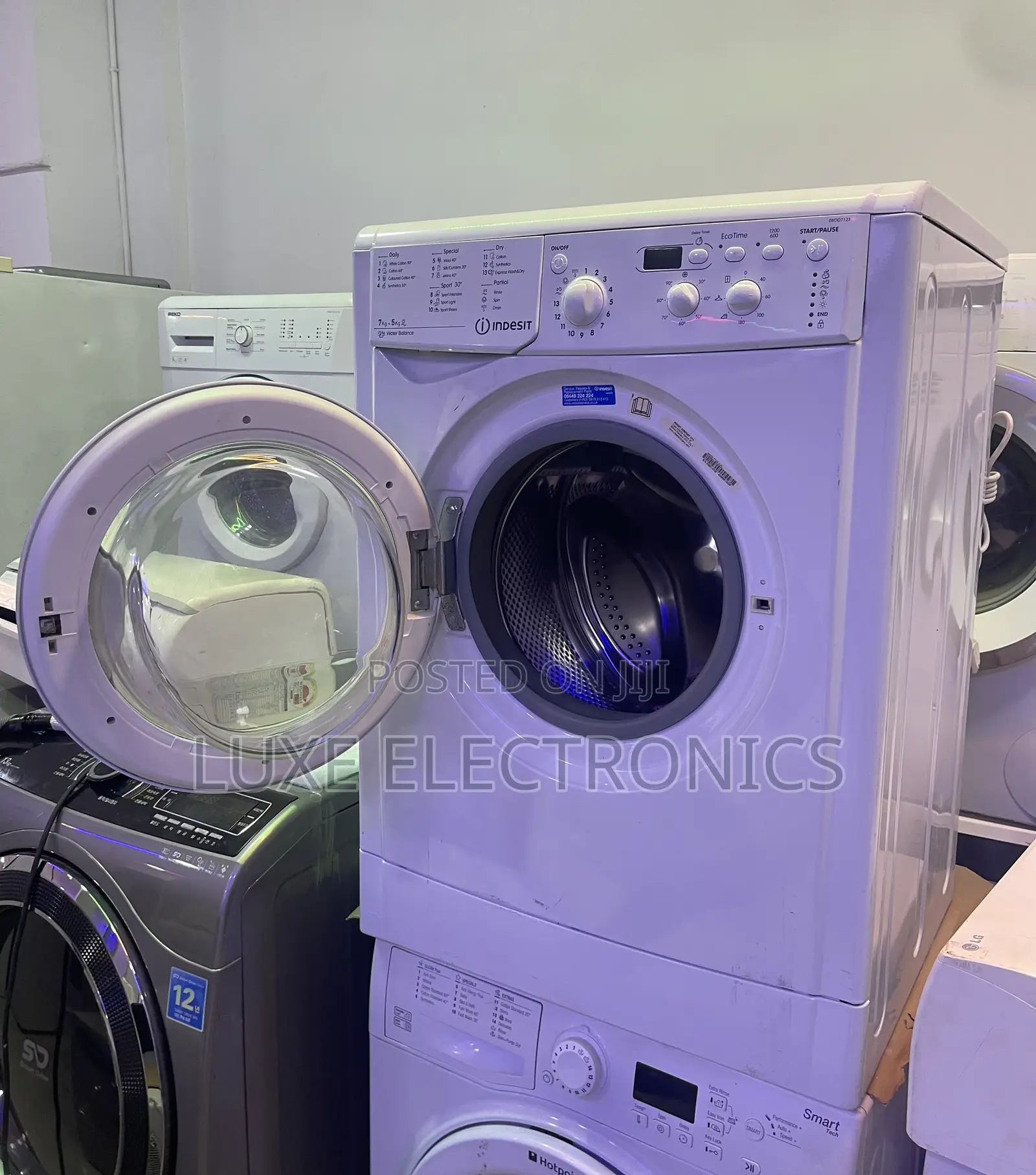 7kg European Used Washer And Dryer Automatic Washing Machine