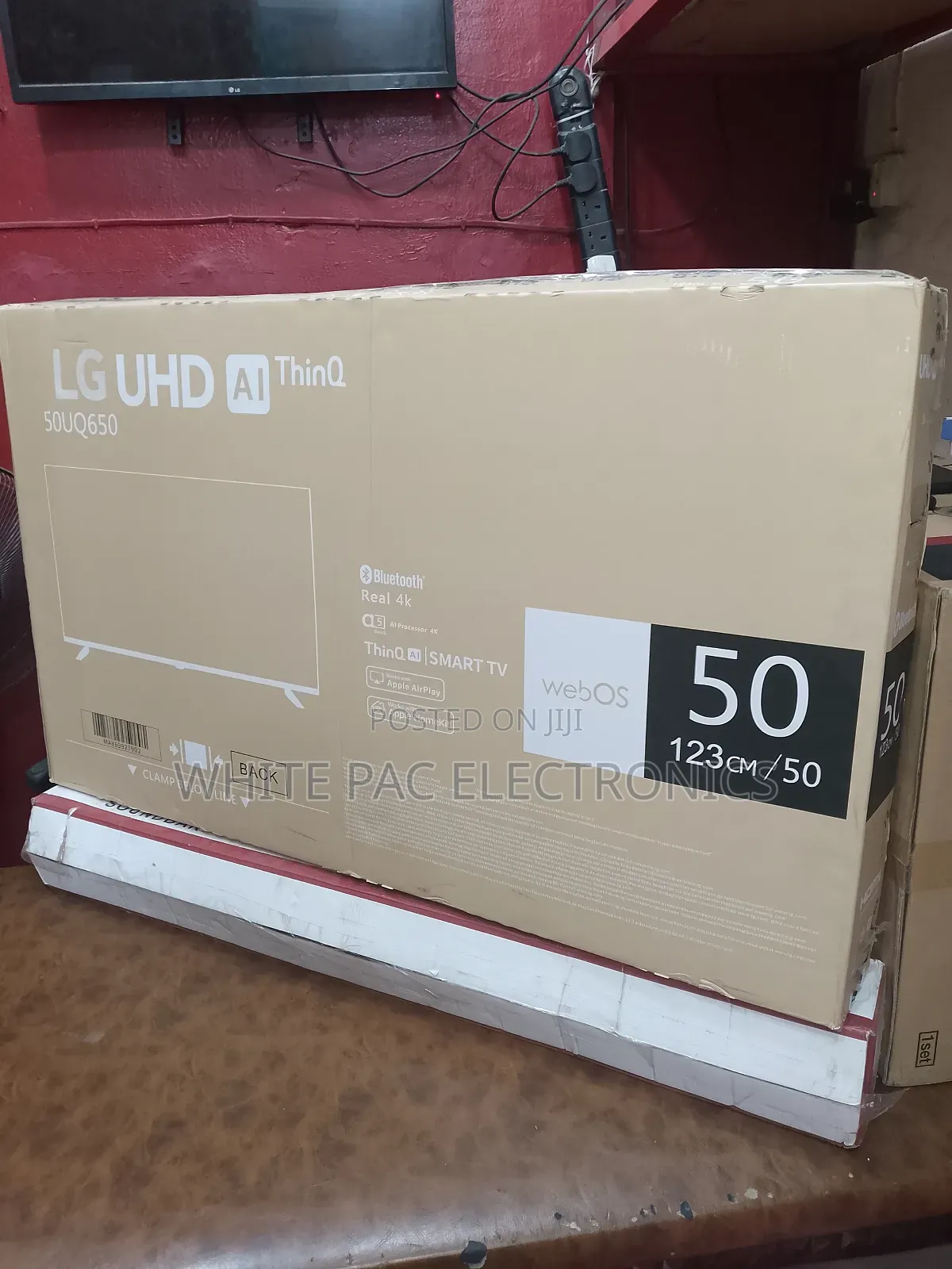2025 >Lg Smart Android Frameless Tv 50"Inch >Bluetooth > Netflix