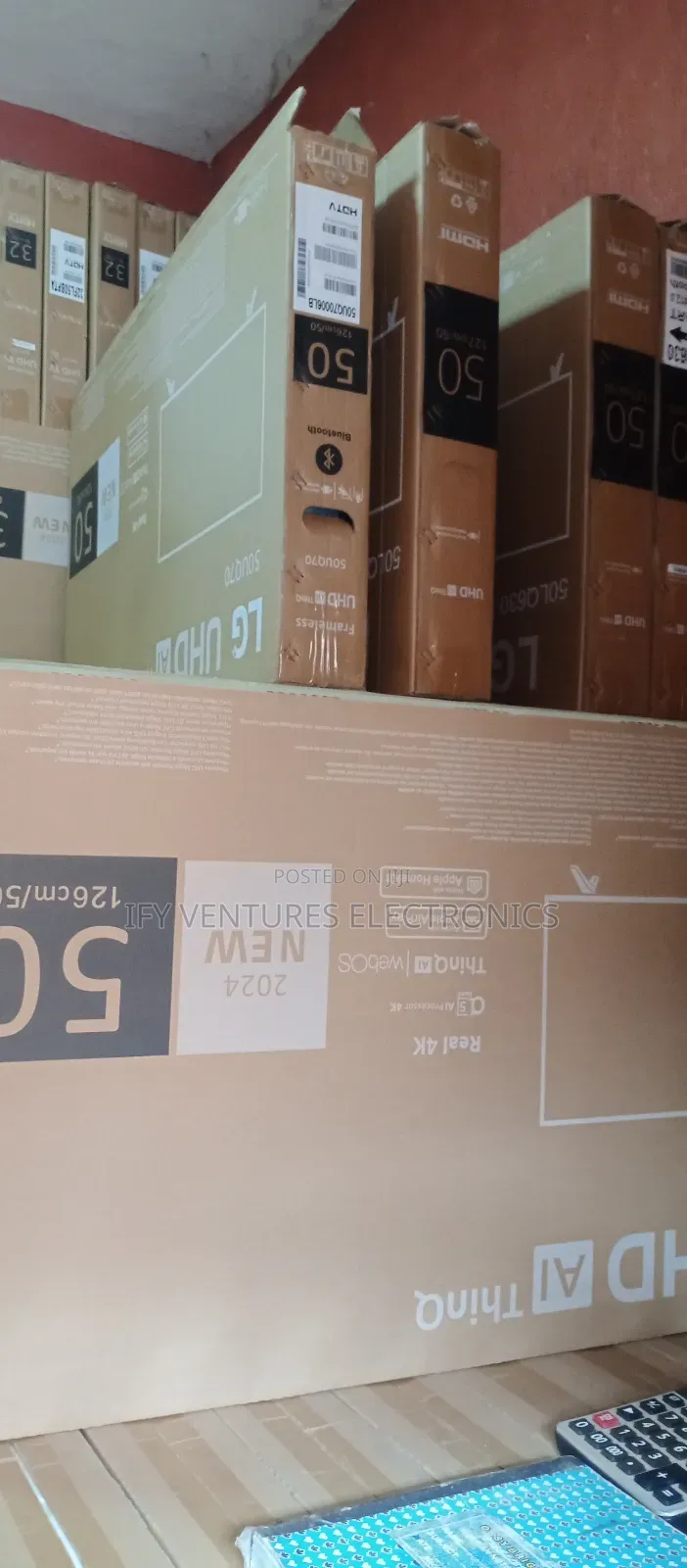 50" LG LED Smart TV With Bluetooth