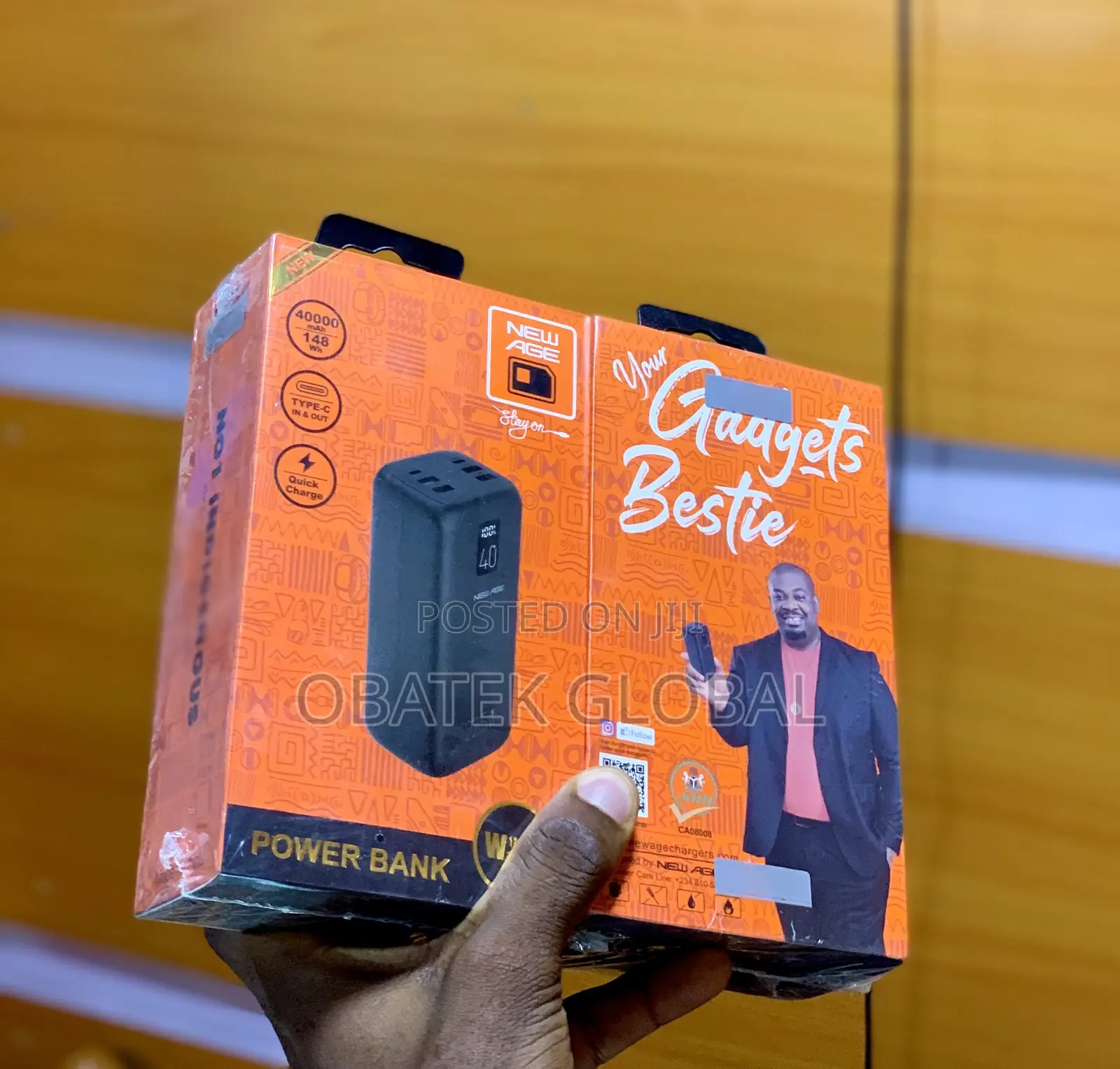 New Age 40,000mah Powerbank (148wh)