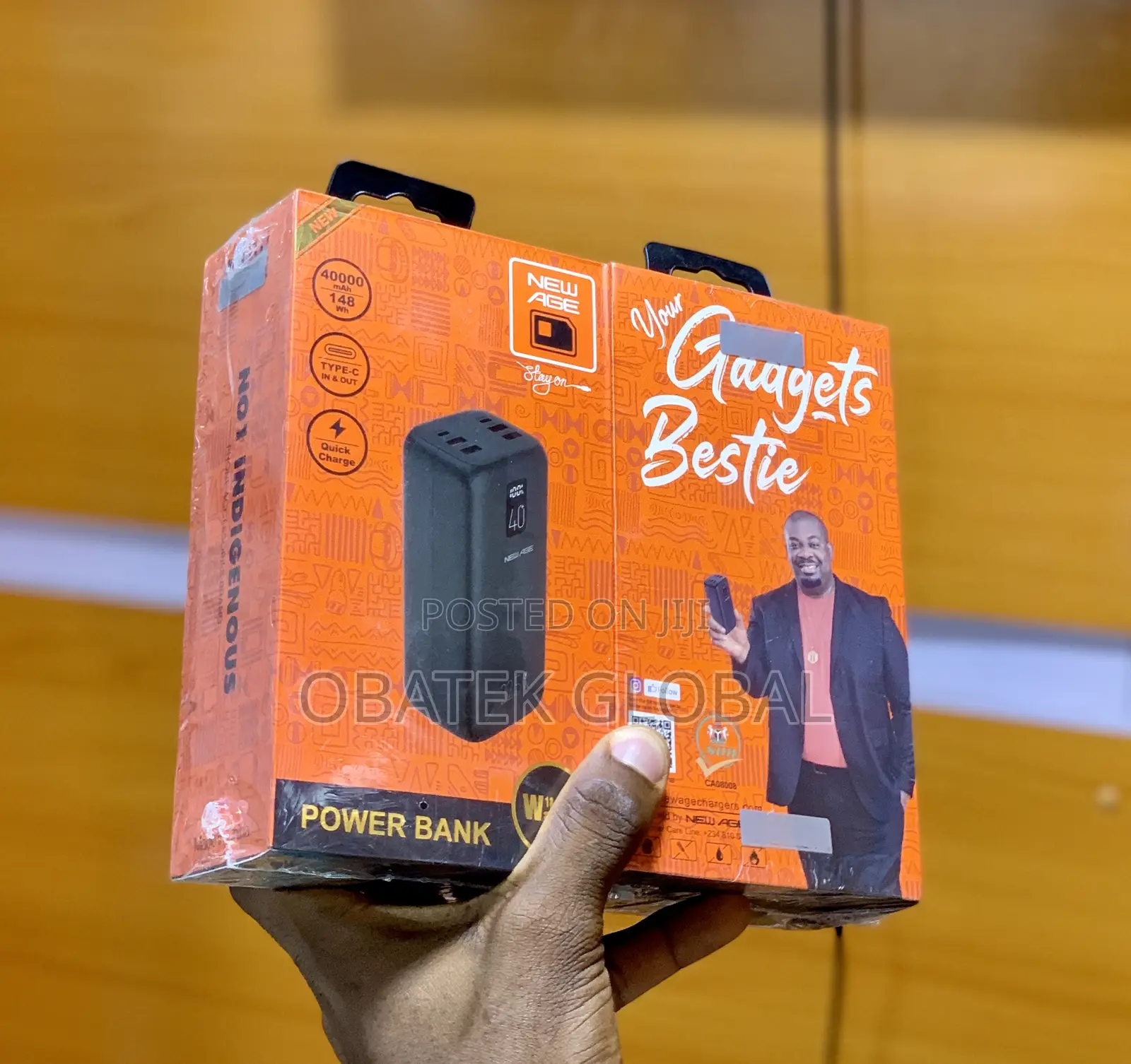 New Age 40,000mah Powerbank (148wh)