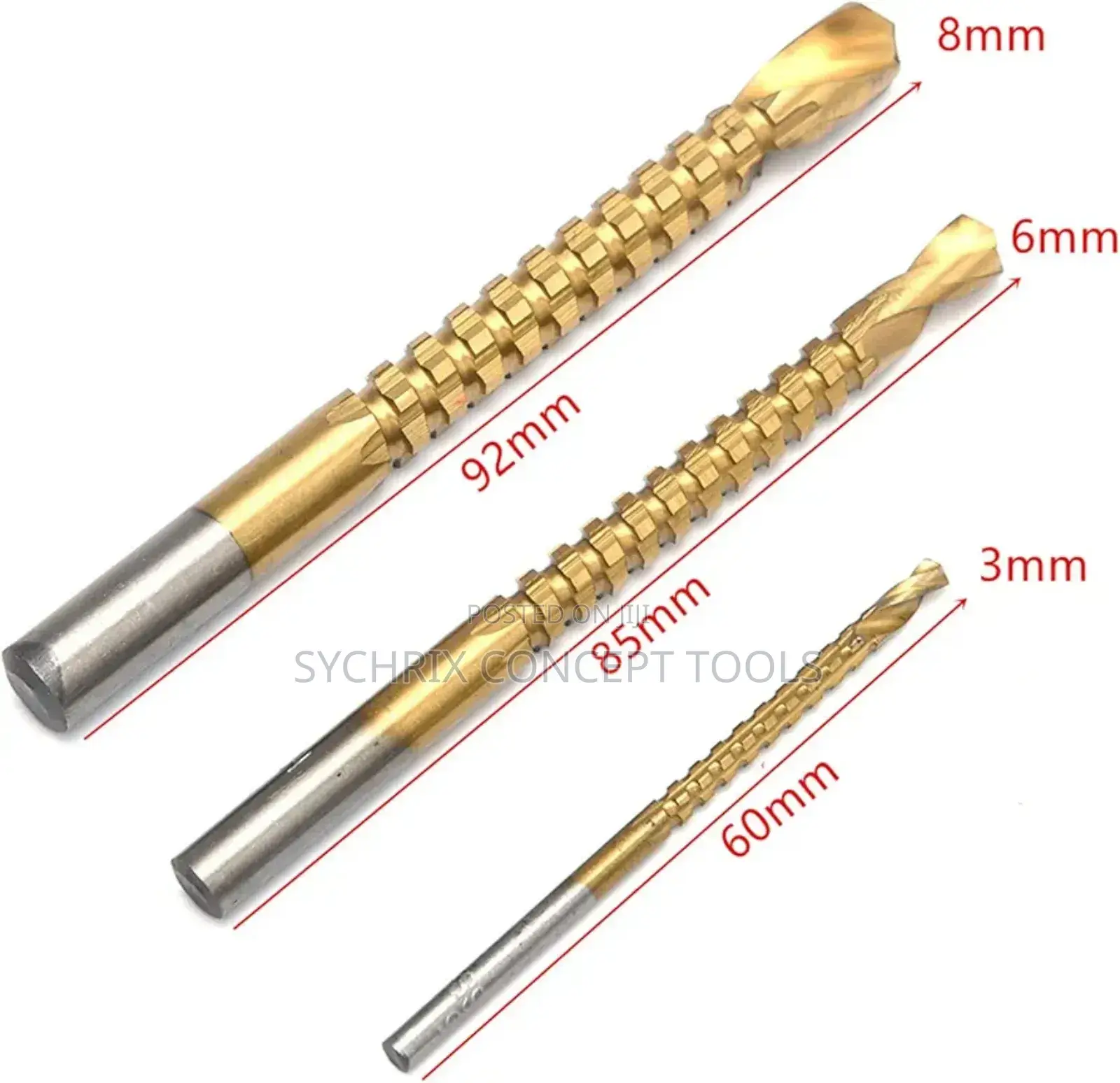 Step Drill Bit Set 6pcs
