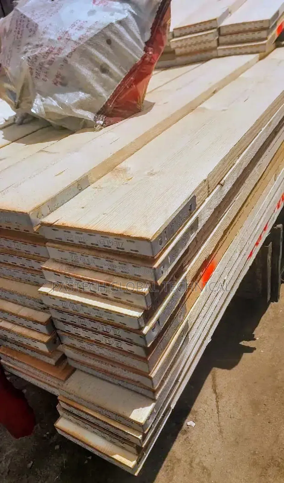 4-Meter Wooden Scaffolding Boards