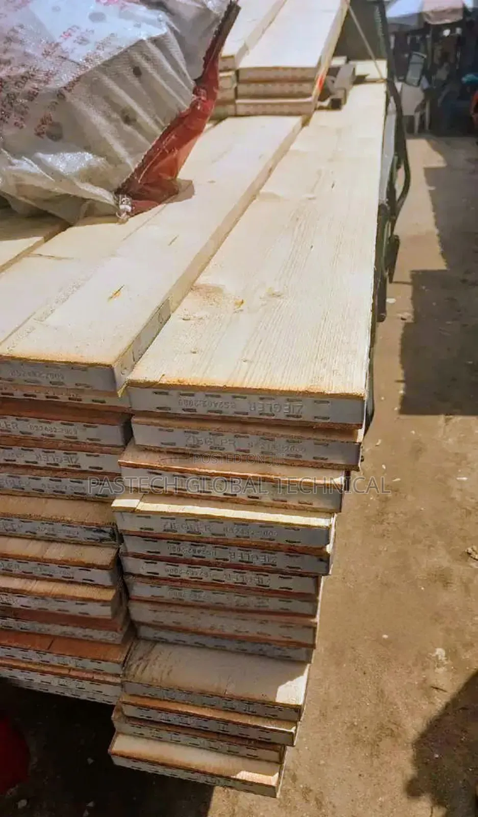 4-Meter Wooden Scaffolding Boards