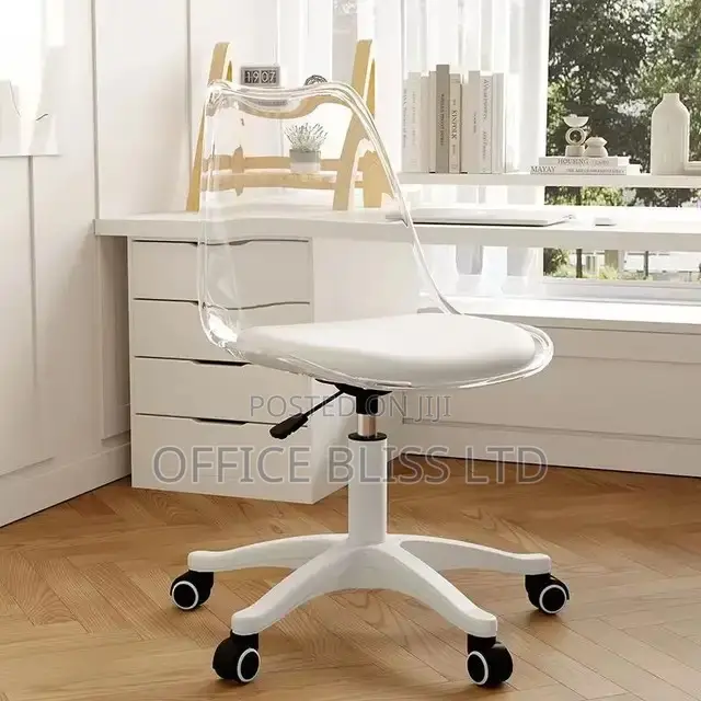 Transparent Home Office Swivel Chair