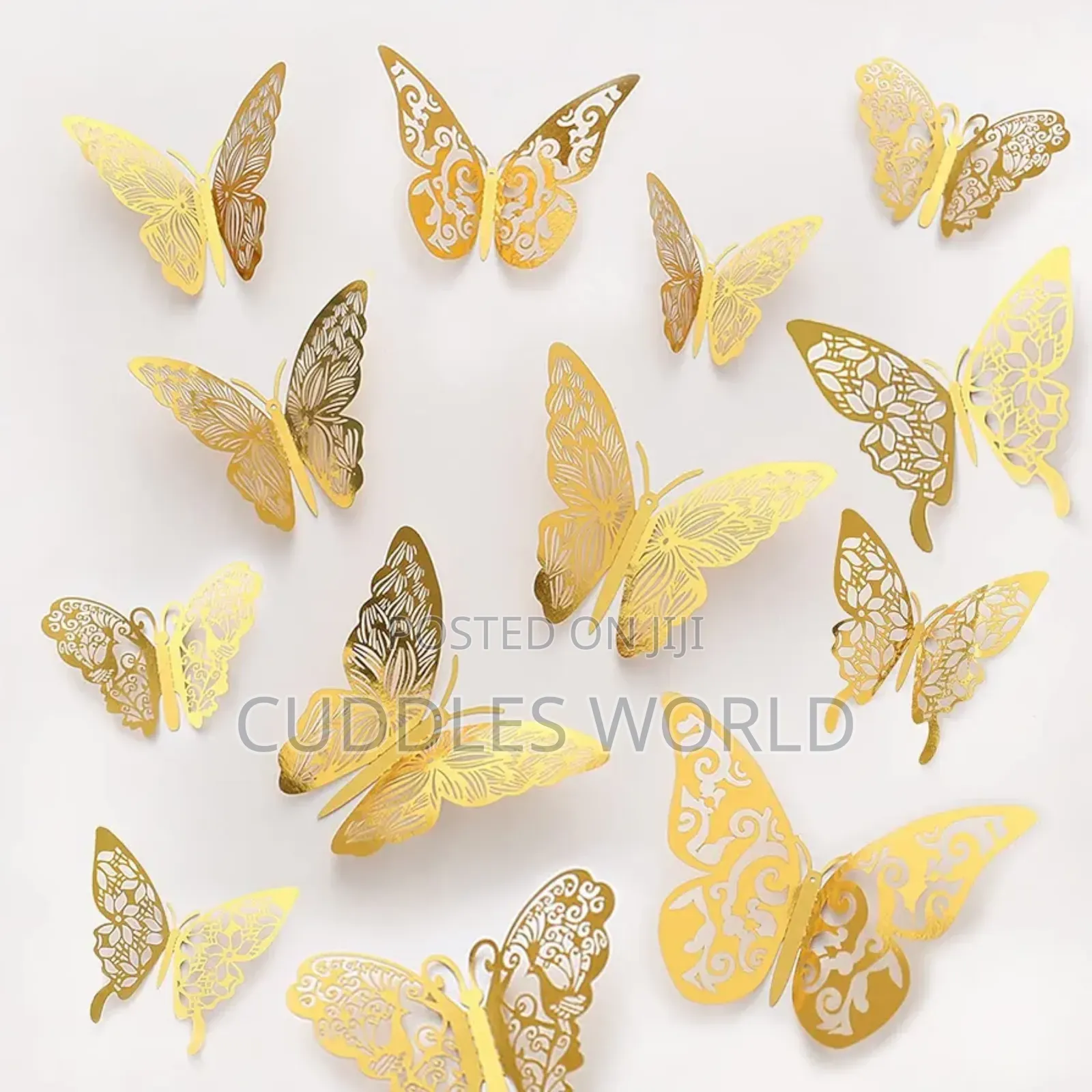 12 Pieces Beautiful Butterfly Sticker