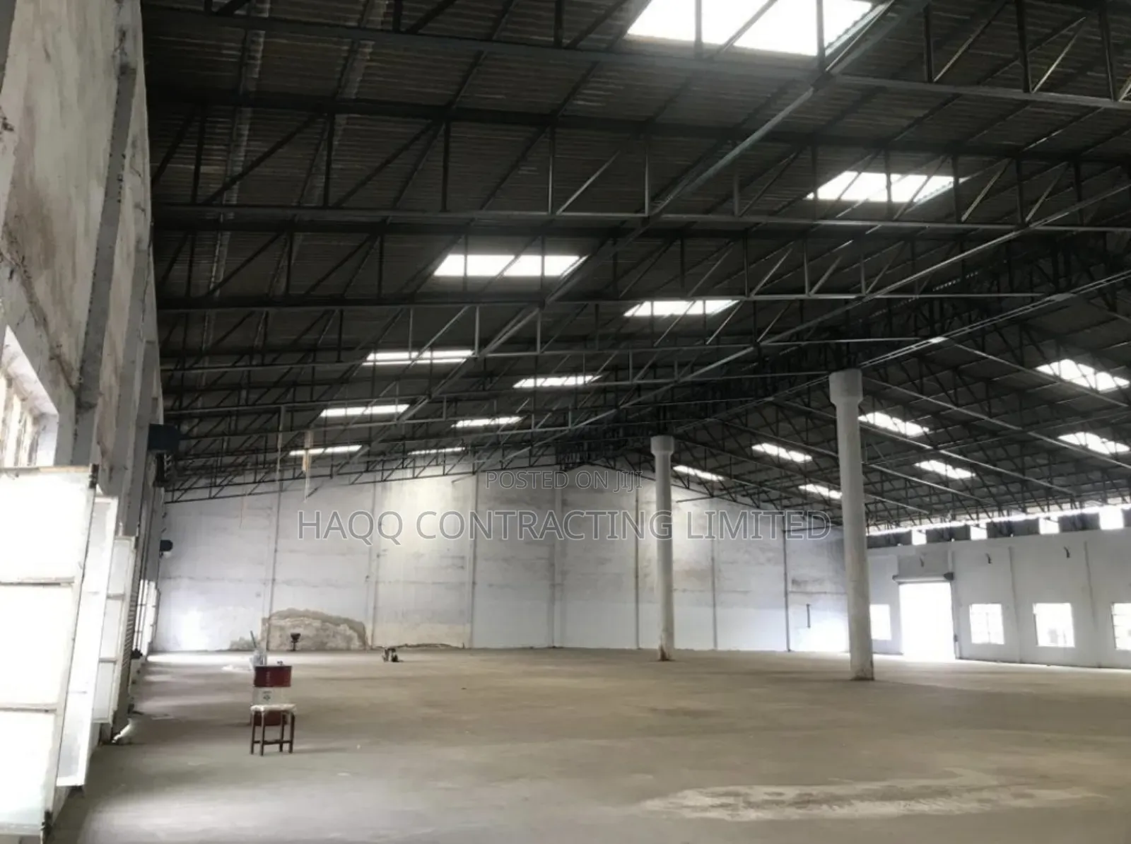 Steel Construction, Heavy Metal Plinth and Roof Fabrication