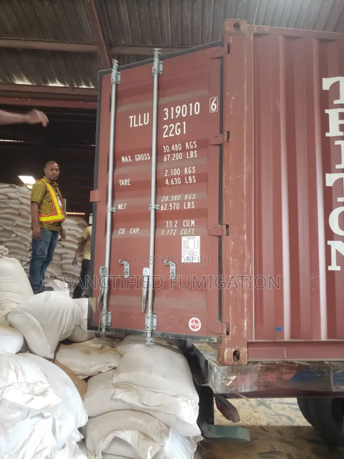 Soyabean Meal Vessel and Container Fumigation