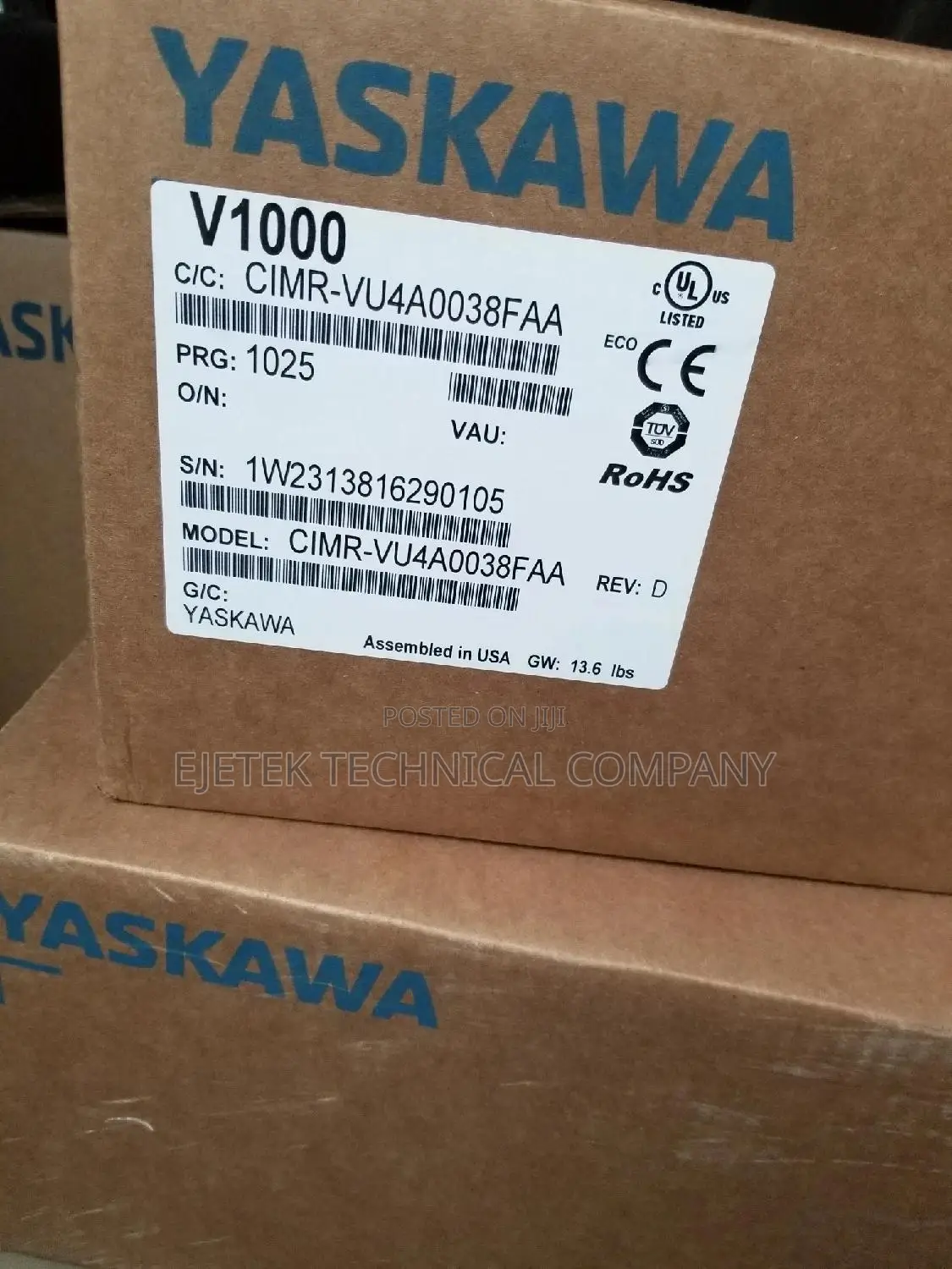Yaskawa 22kw/30hp Motor Drive Inverter