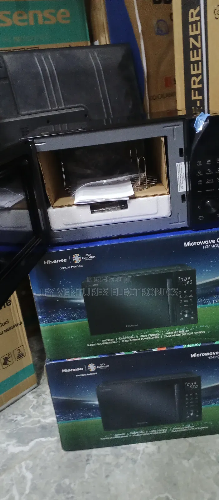 34 Liters Smart Inverter Hisense Digital Microwave.