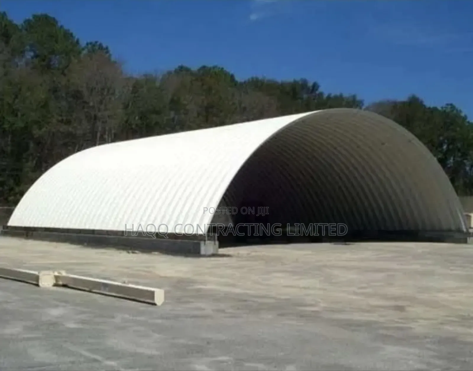 Curved Roofing Warehouse Construction/Steel Fabrication